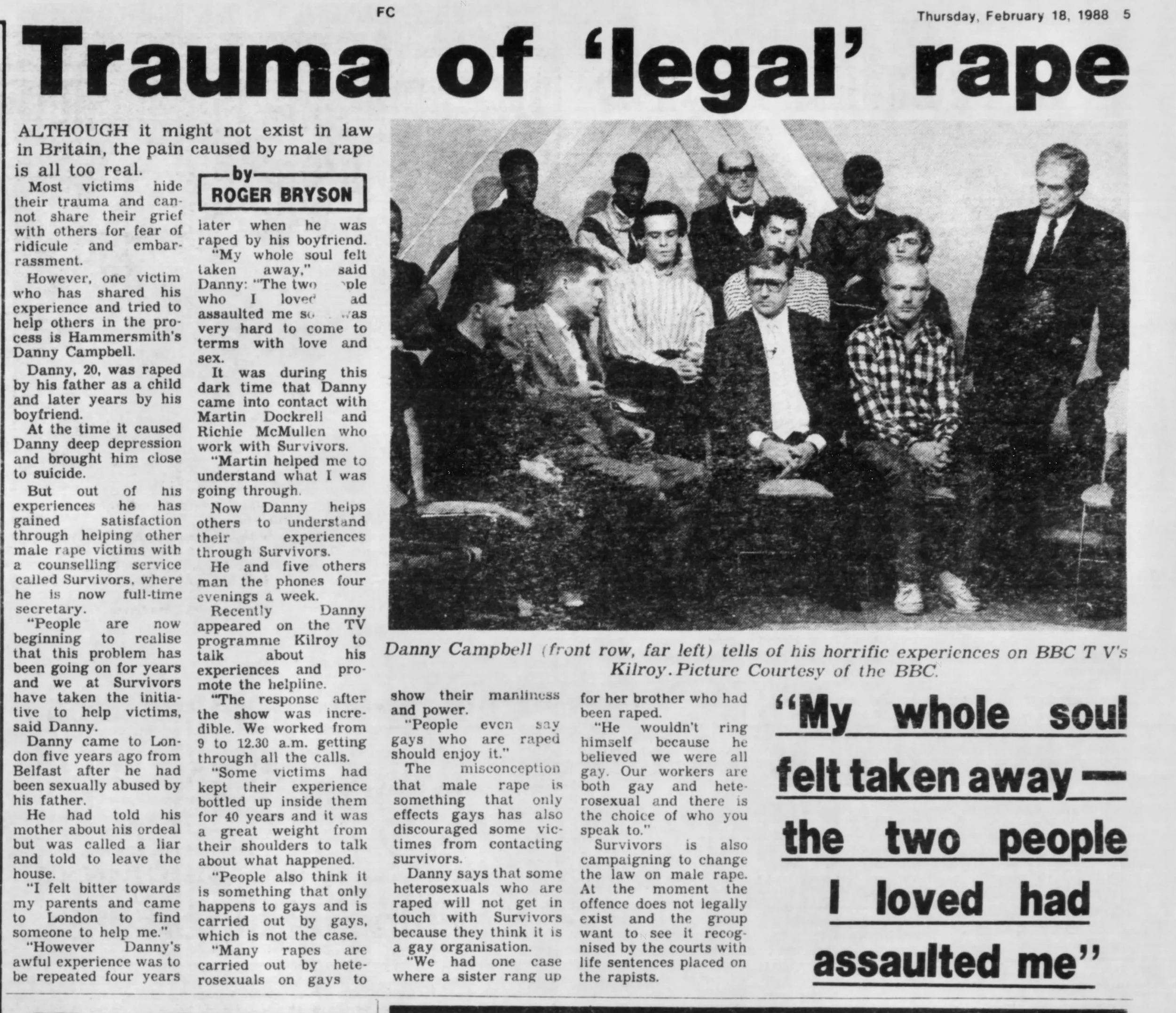 Fulham Chronicle 18 Feb 1988