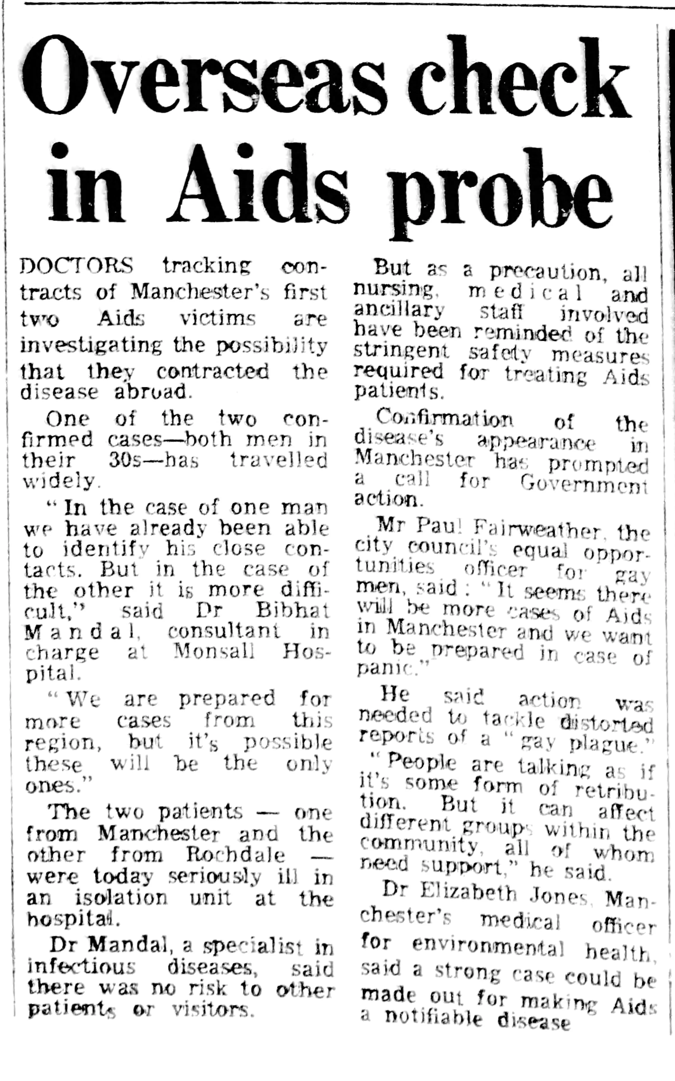 Manchester News 26 Jan 1985