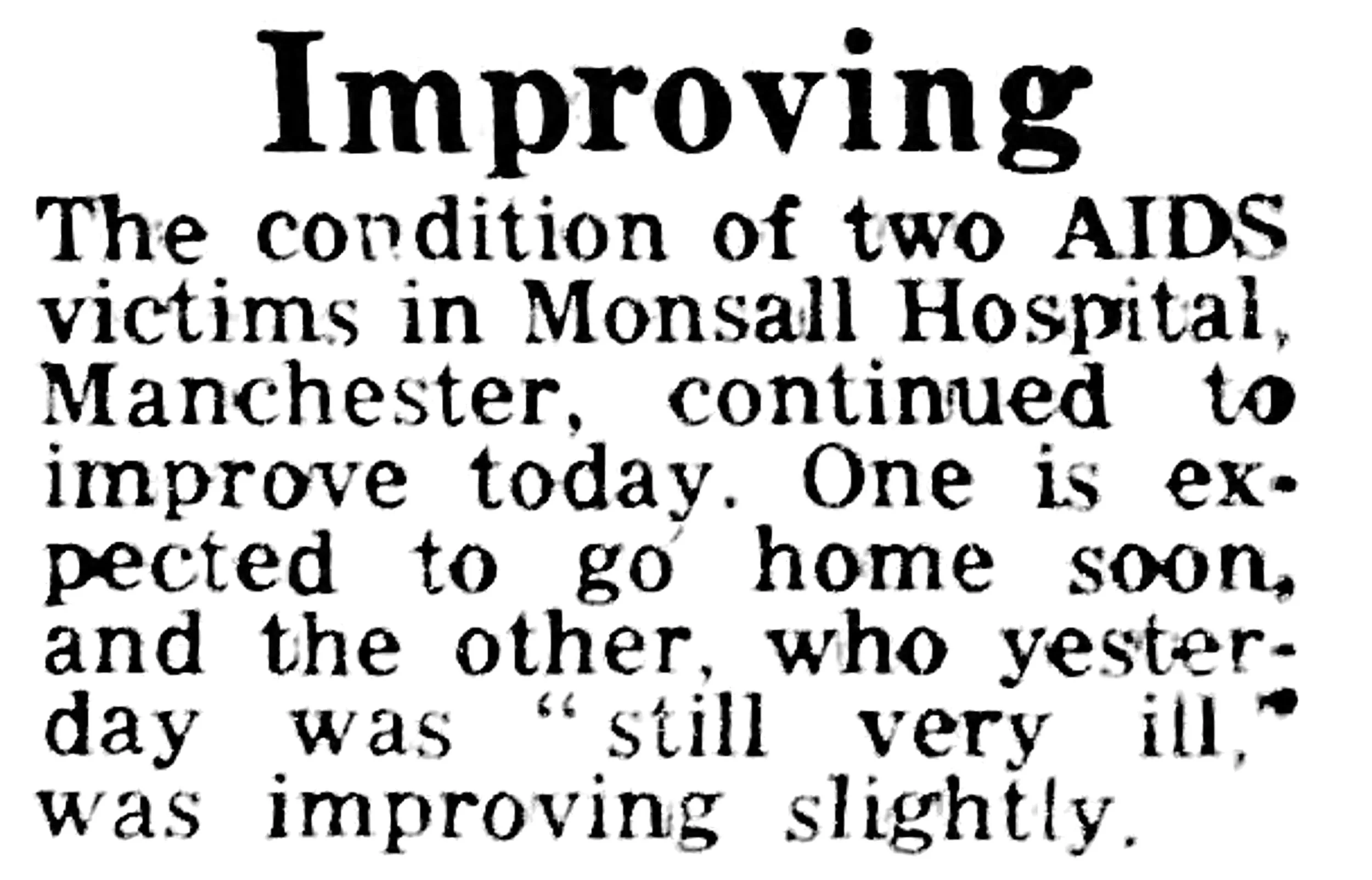 Manchester News 30 Jan 1985