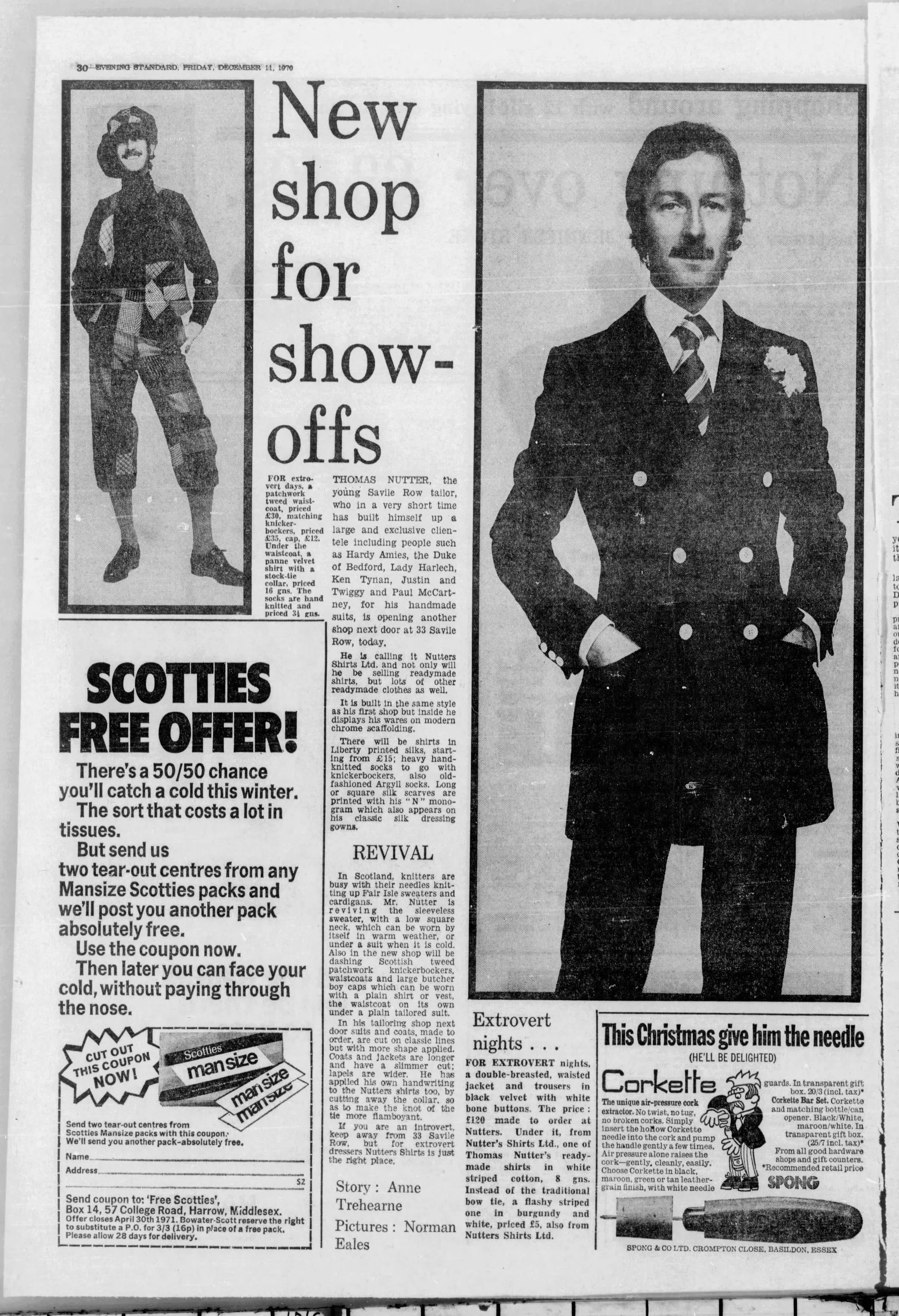 Evening Standard 11 Dec 1970