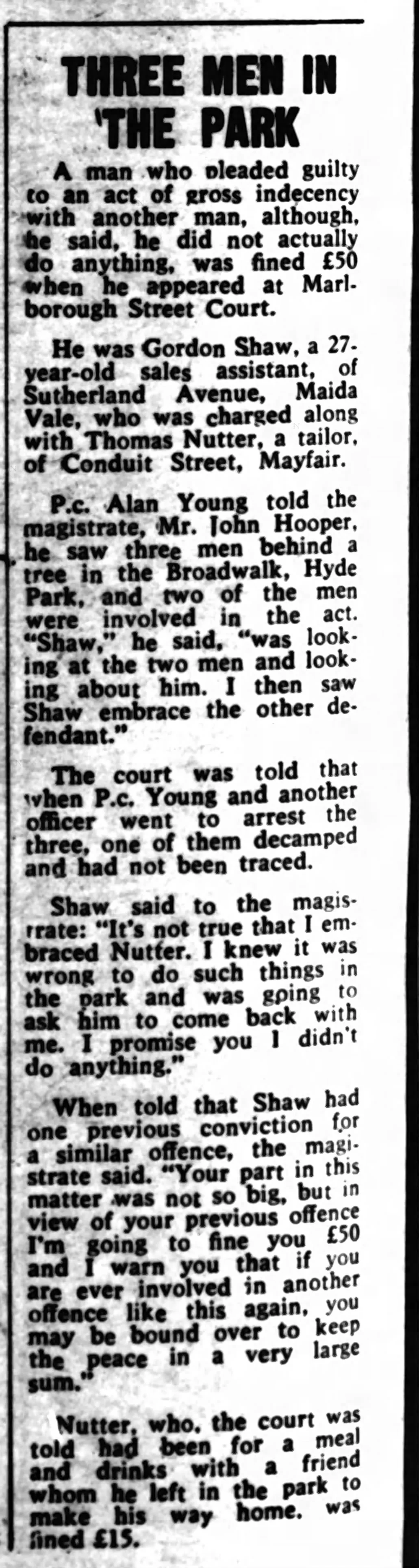 Marylebone Mercury 27 Aug 1971