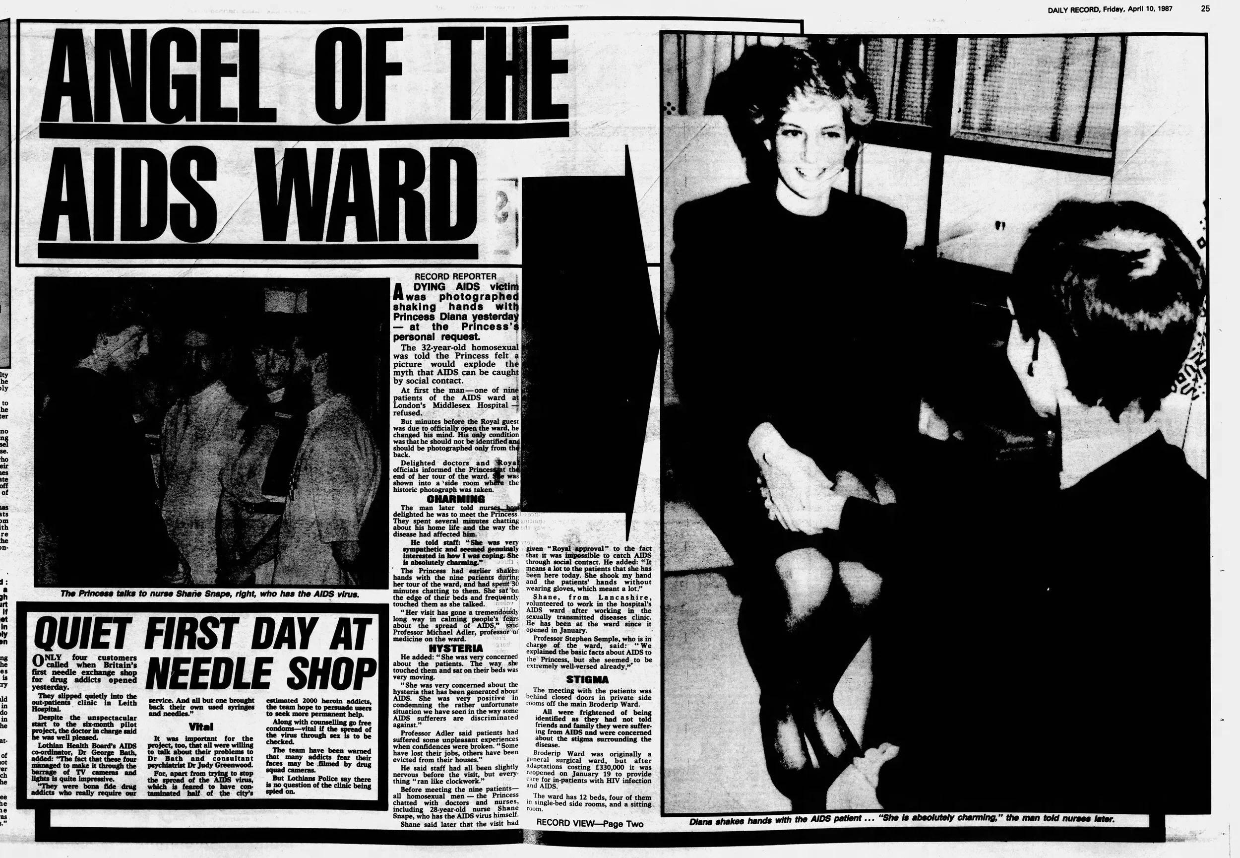Daily Record 10 Apr 1987