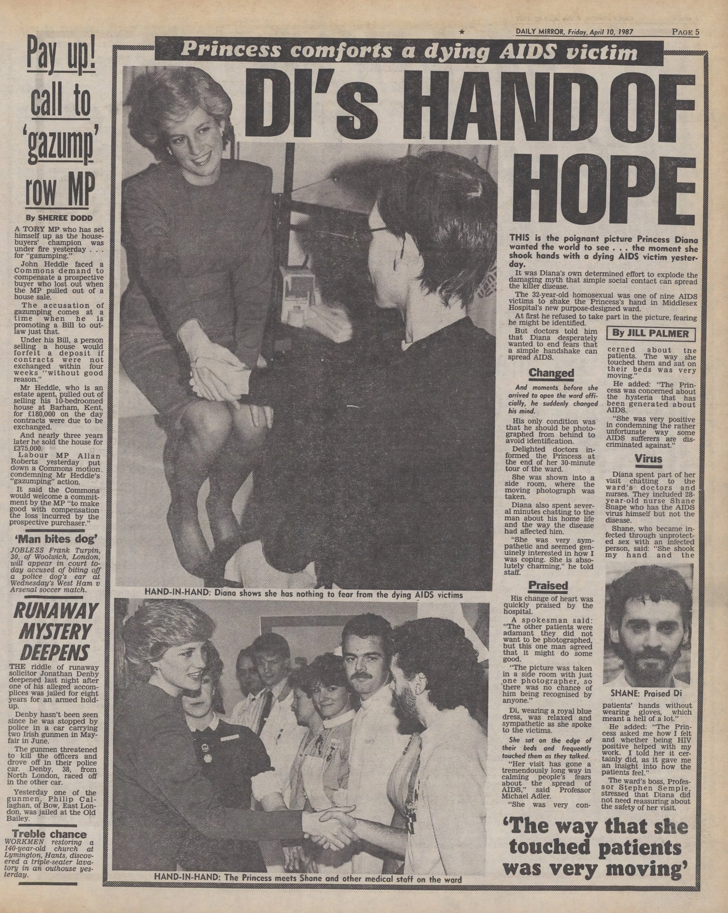 Daily Mirror 10 Apr 1987