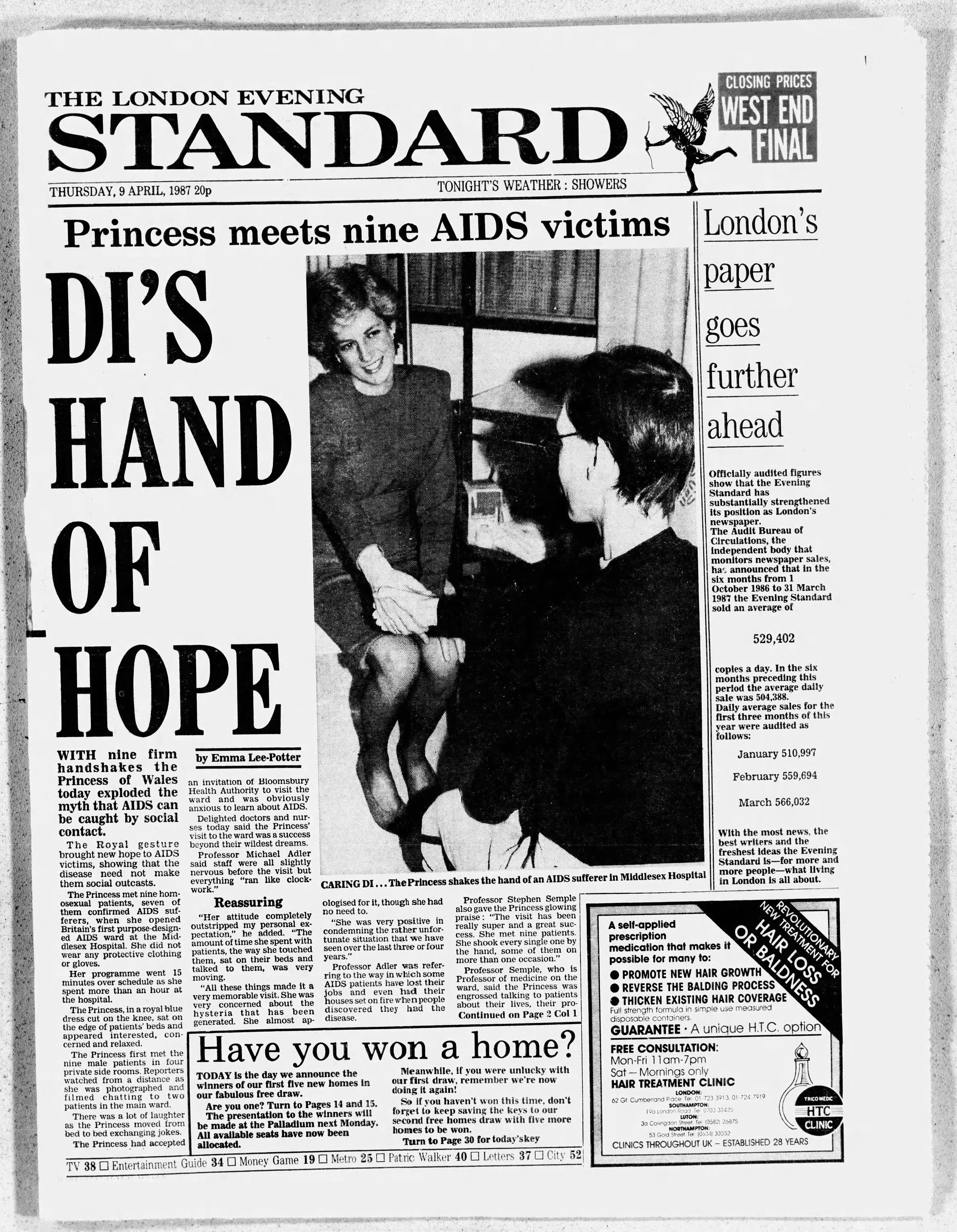 Evening Standard 9 Apr 1987