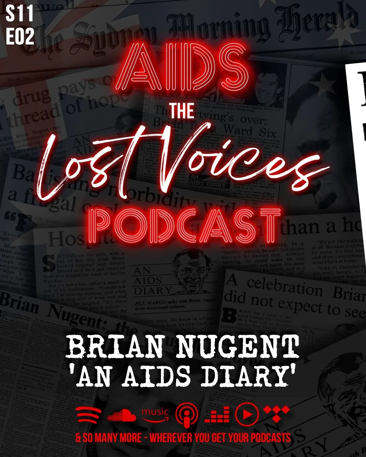 🚨🎙️NEW EPISODE: Brian Nugent - An AIDS Diary 2/2🎙️🚨

🇮🇪🇦🇺Brian Nugent, originally from Waterford, Ireland emigrated to Australia in 1979 and was later diagnosed with AIDS in October 1986.

At the time Brian was a well-known Sydney magazine ed