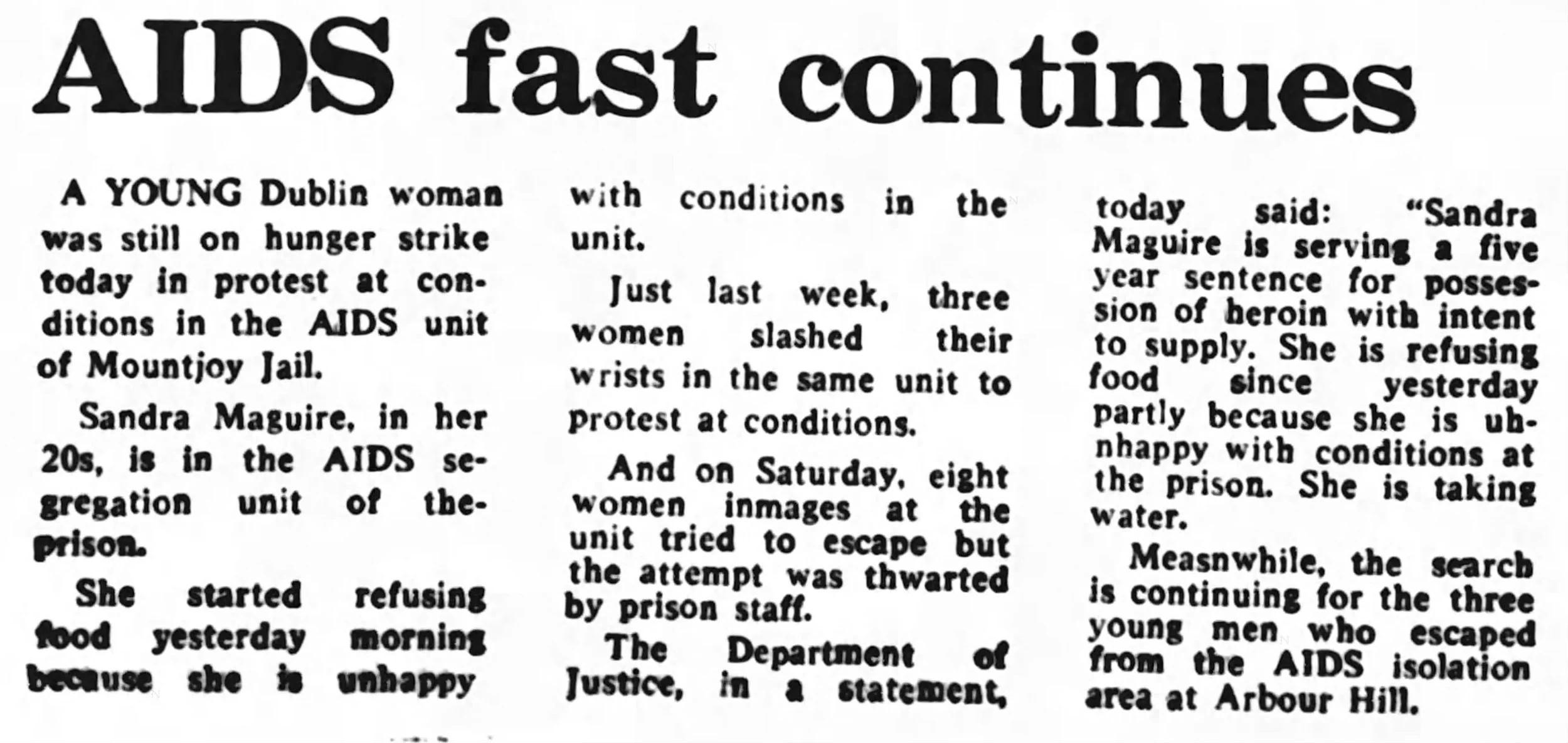 Evening Herald 13 Mar 1986