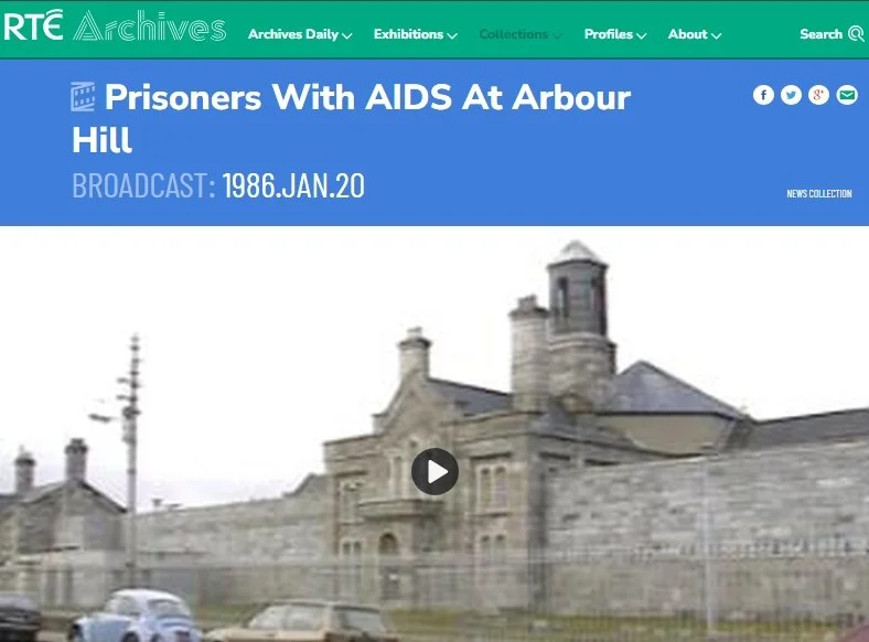 Prisoners with AIDS, Arbour Hill - 20 Jan 1986