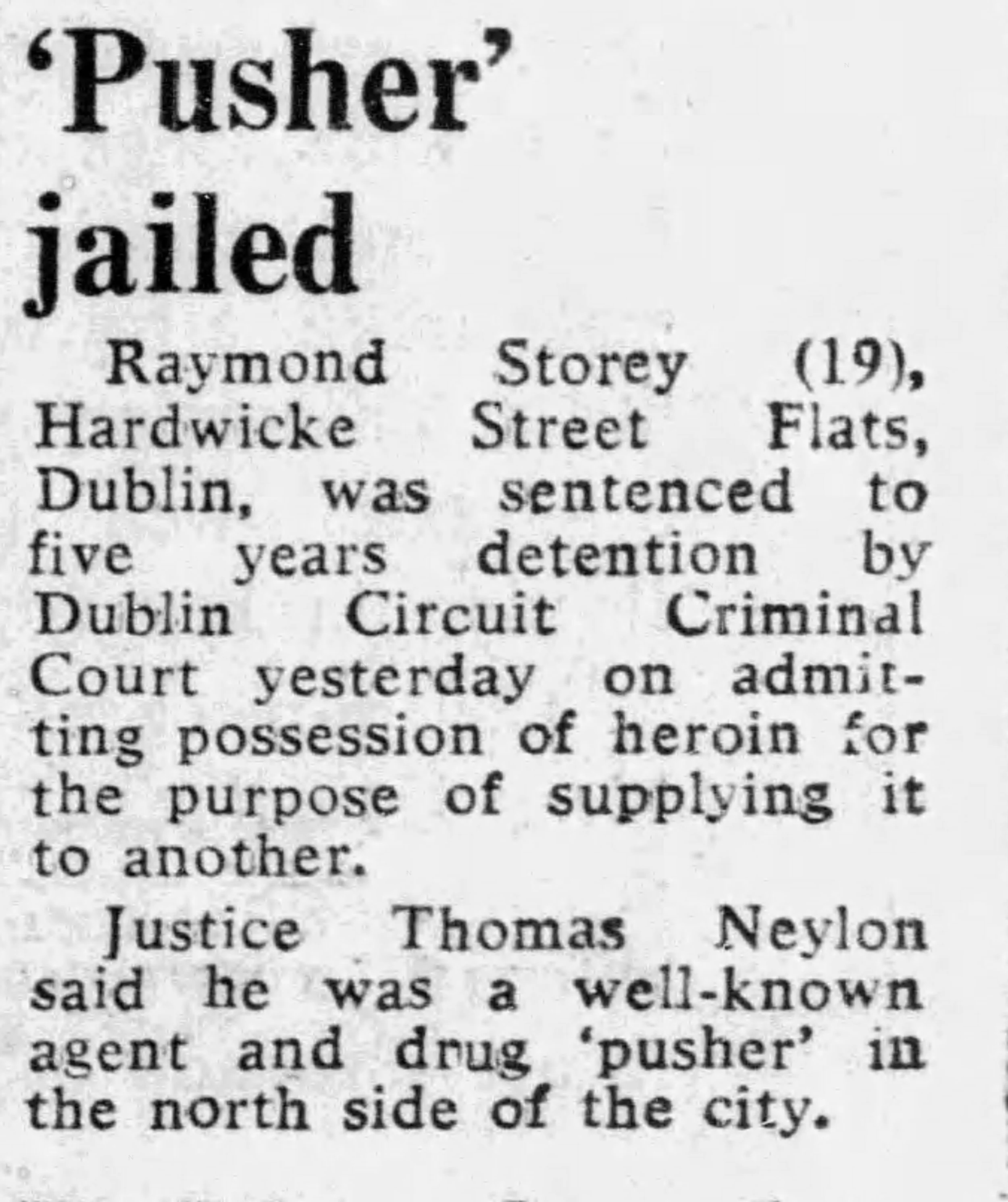 Irish Independent 30 Mar 1985