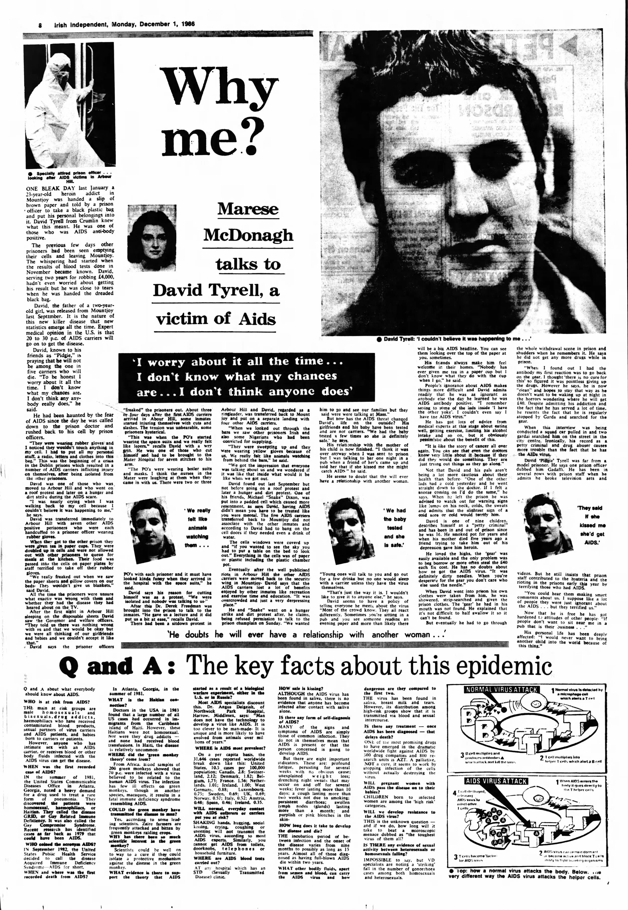 Irish Independent 1 Dec 1986