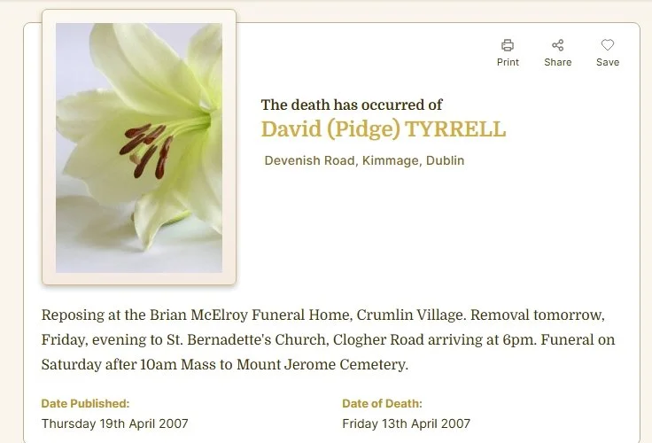 Announcement 19 Apr 2007