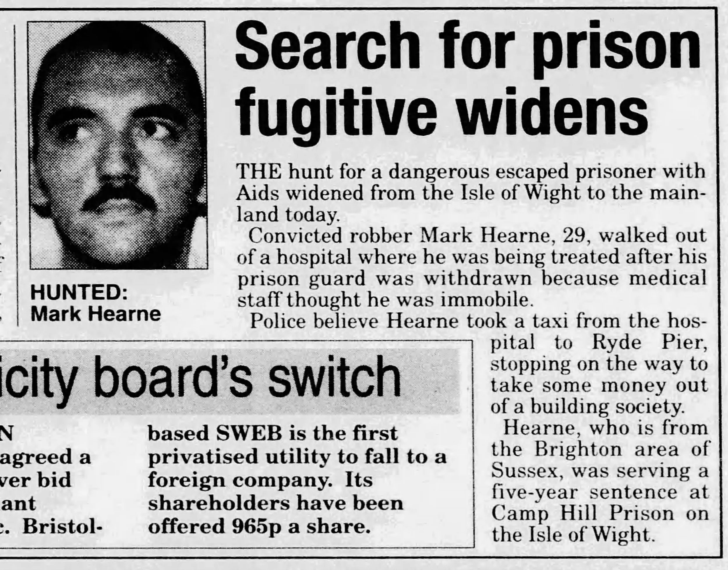 Coventry Telegraph 15 Aug 1995