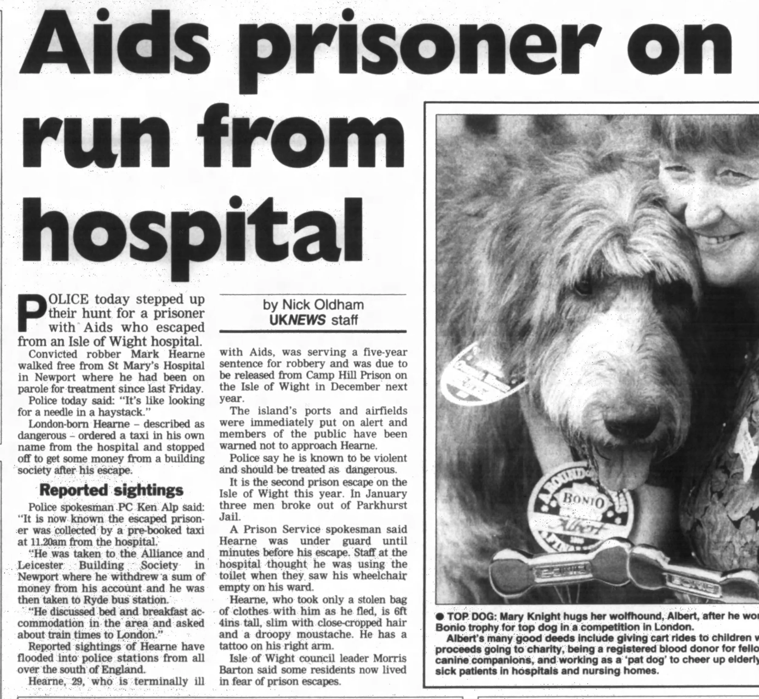 Evening Herald 25 Aug 1995