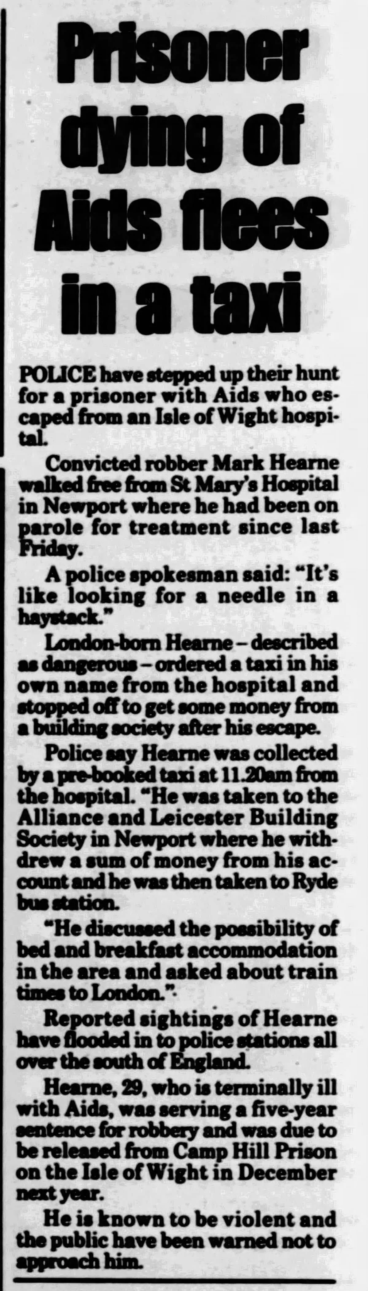 Swindon Advertiser 25 Aug 1995