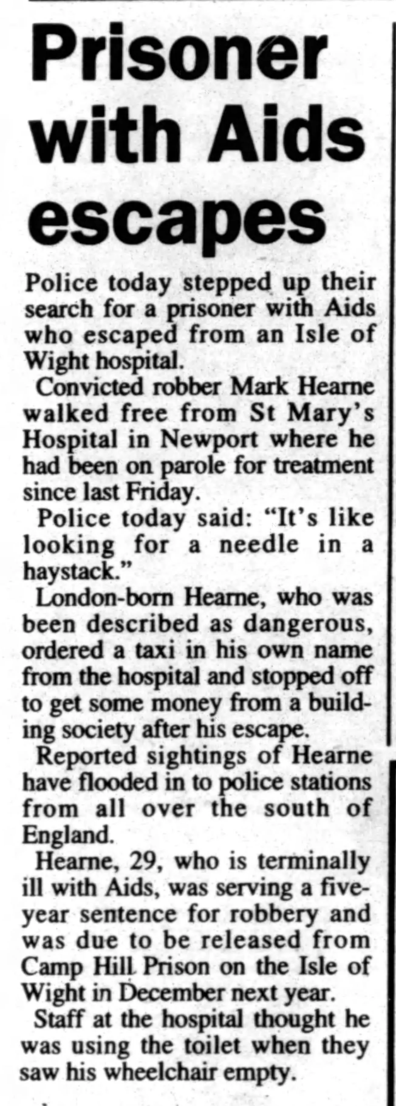 Gloucester Echo 25 Aug 1995