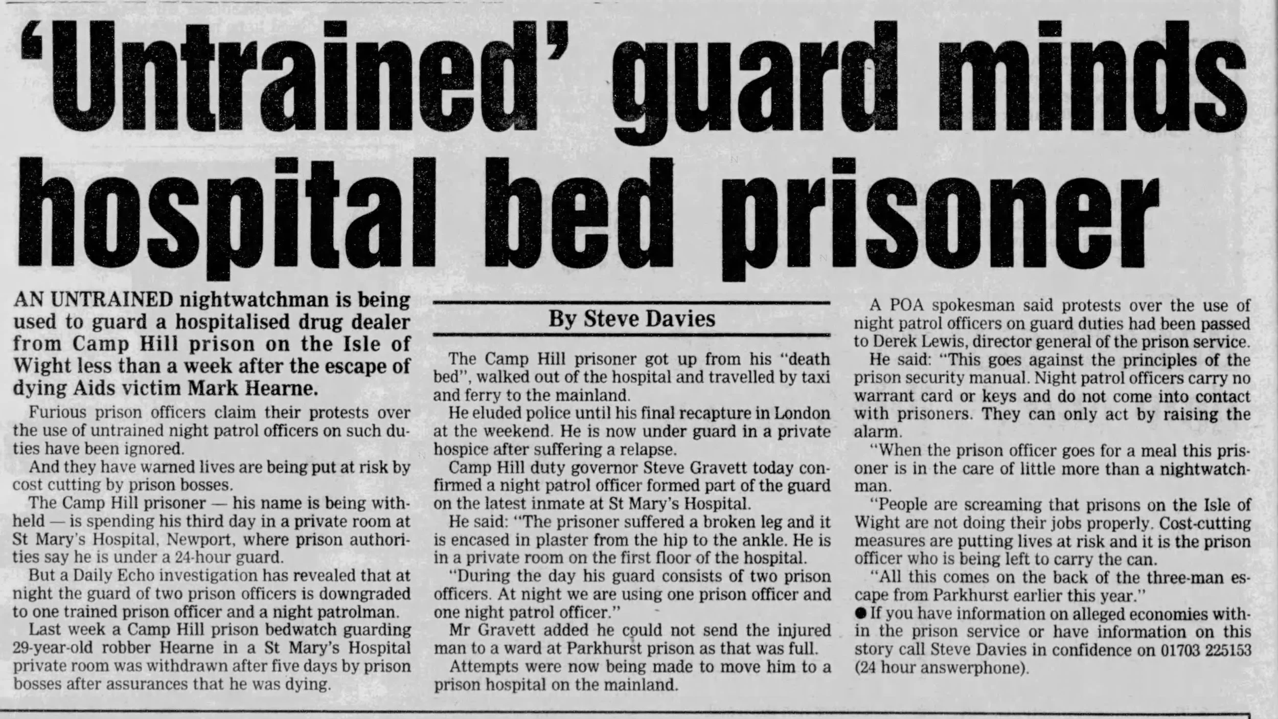 Southern Echo 30 Aug 1995