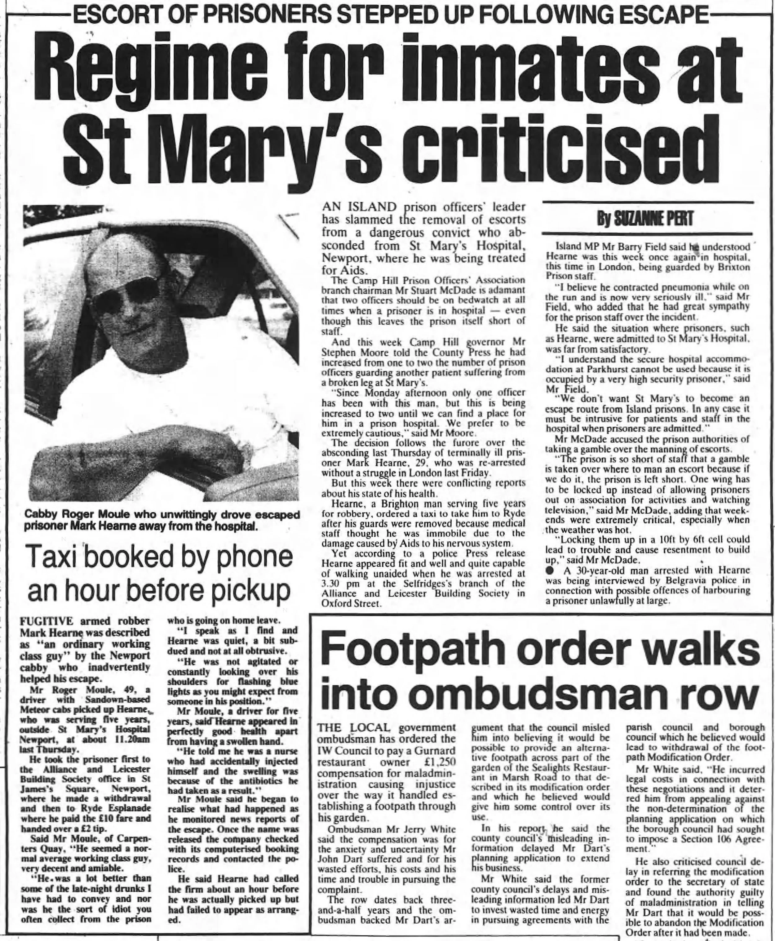 IoW County Press 1 Sep 1995