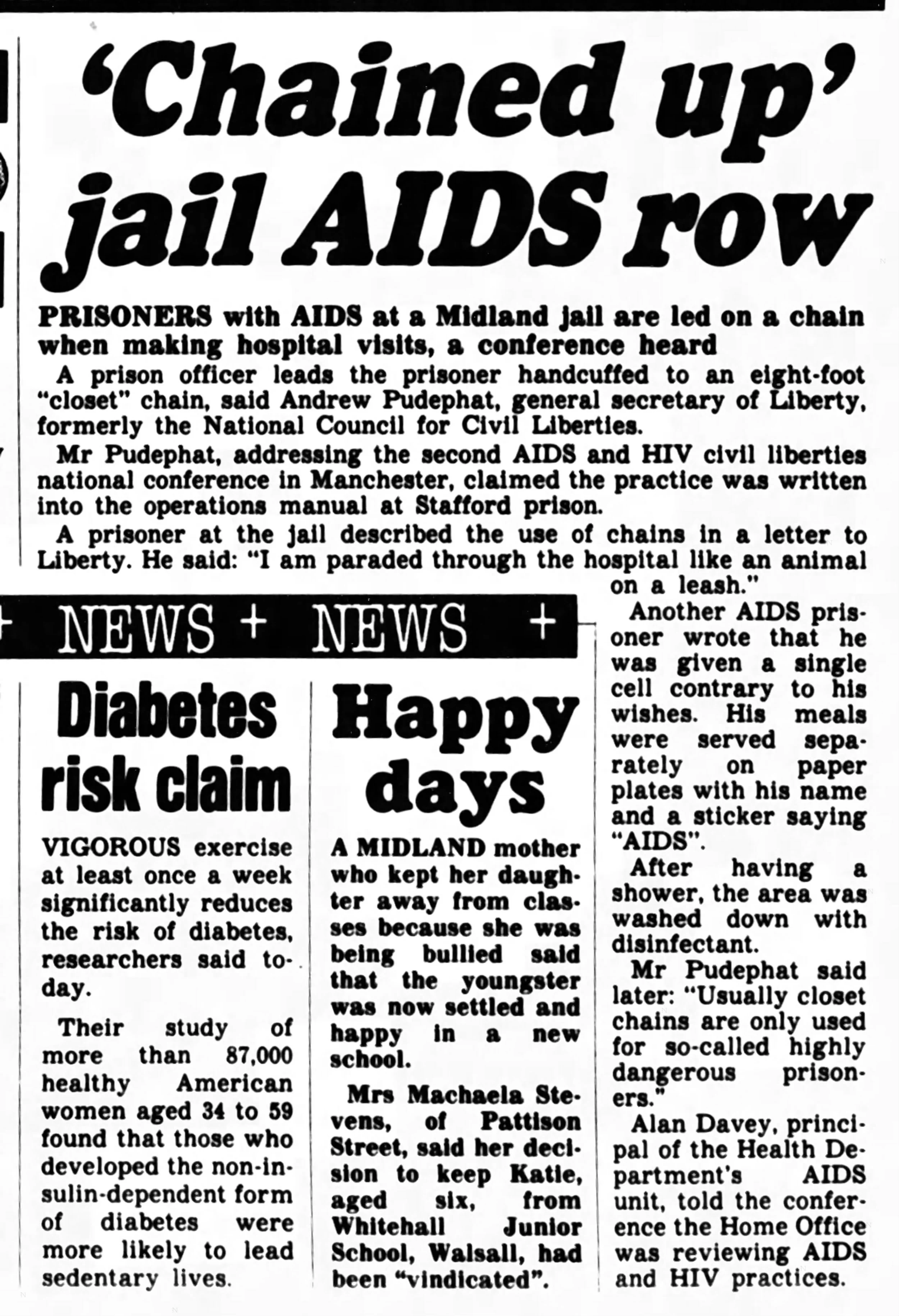 Evening Mail 27 Sept 1991