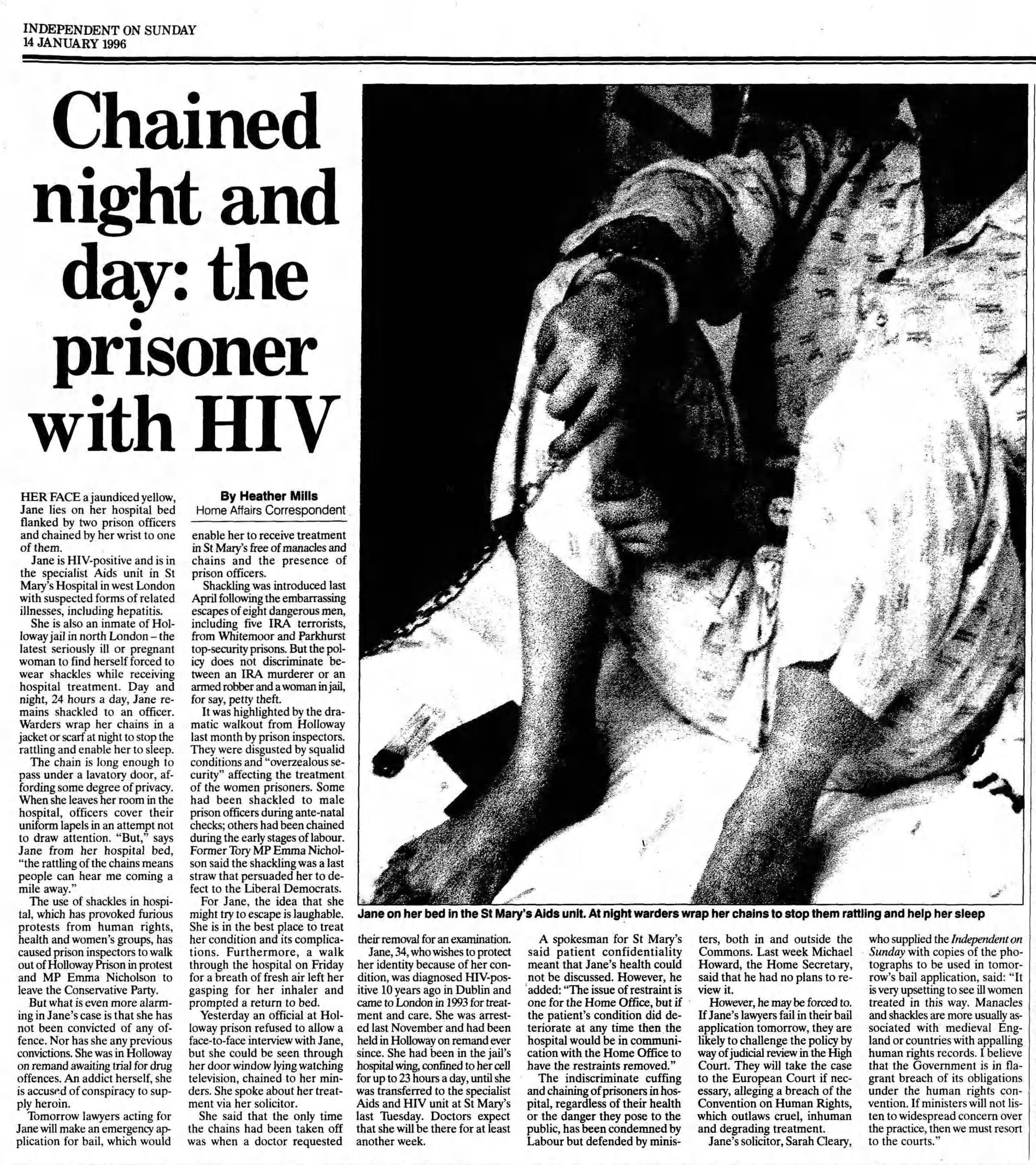 Independent 14 Jan 1996