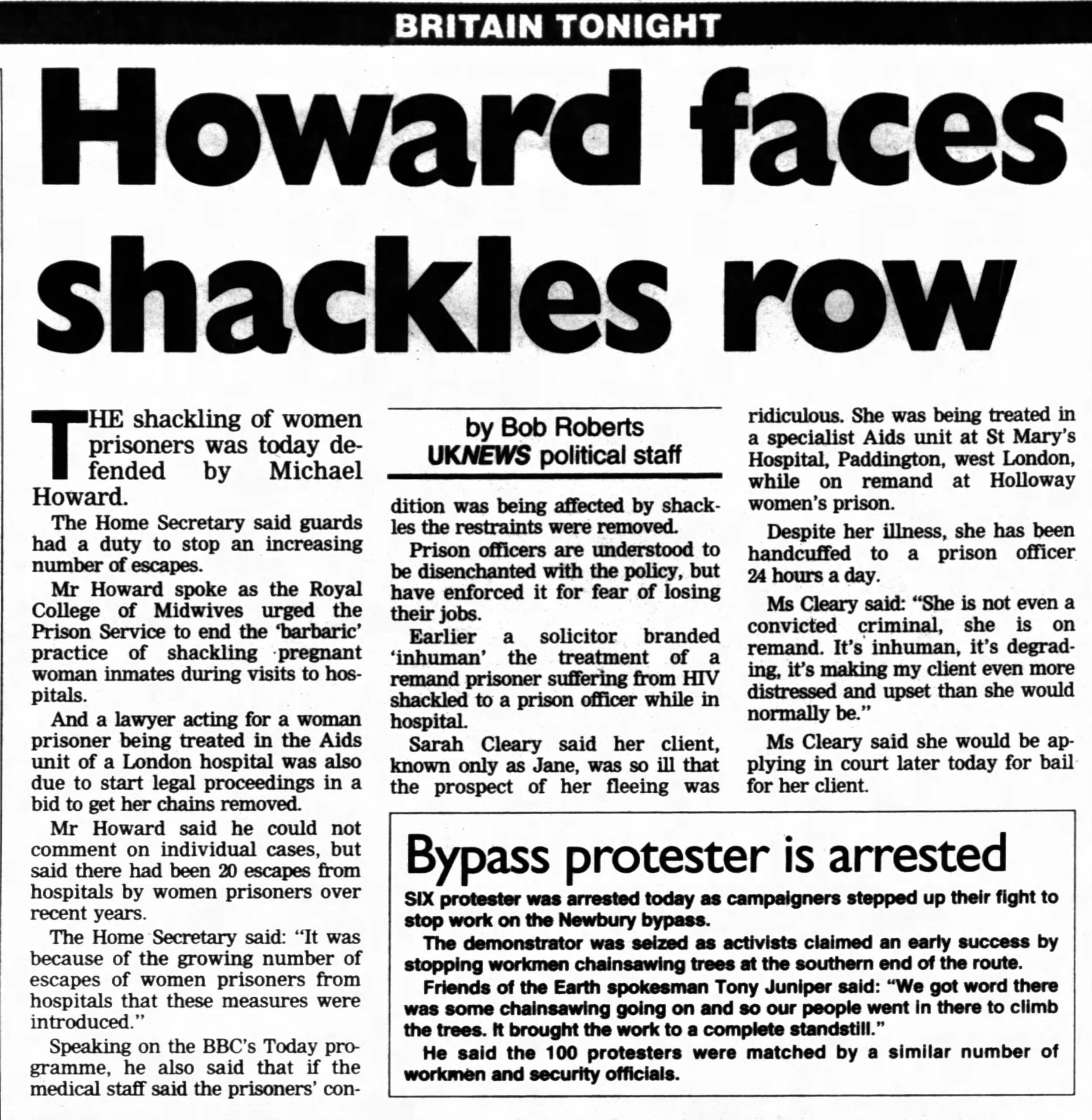 Evening Herald 15 Jan 1996