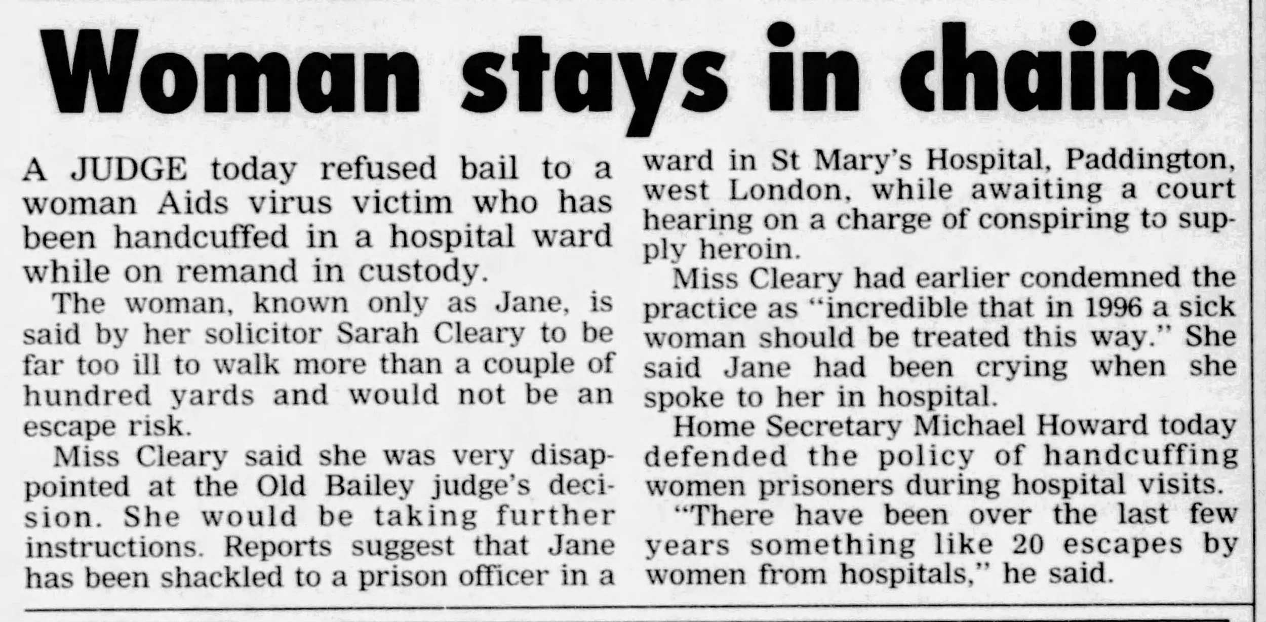 Manchester News 15 Jan 1996