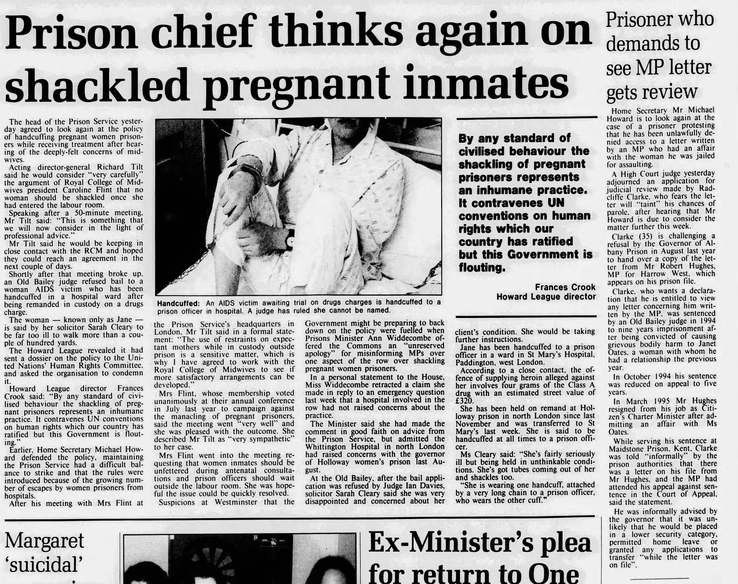 Birmingham Post 16 Jan 1996