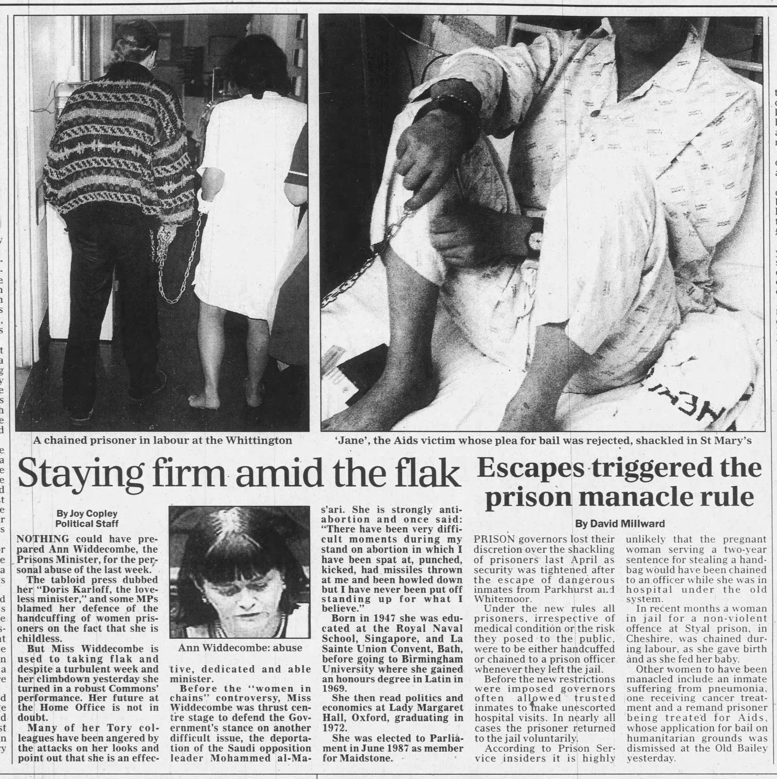 Daily Telegraph 16 Jan 1996