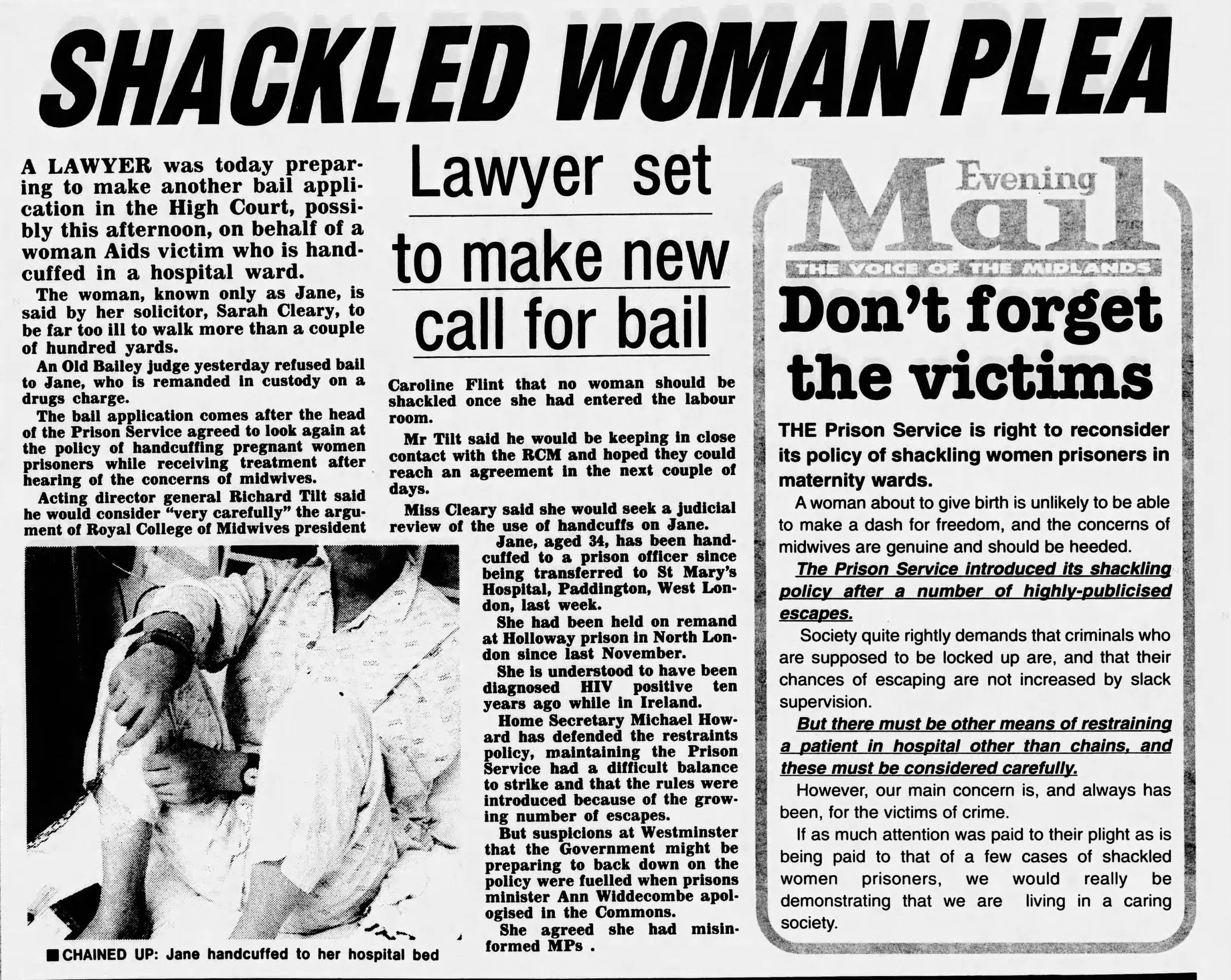 Birmingham Mail 16 Jan 1996