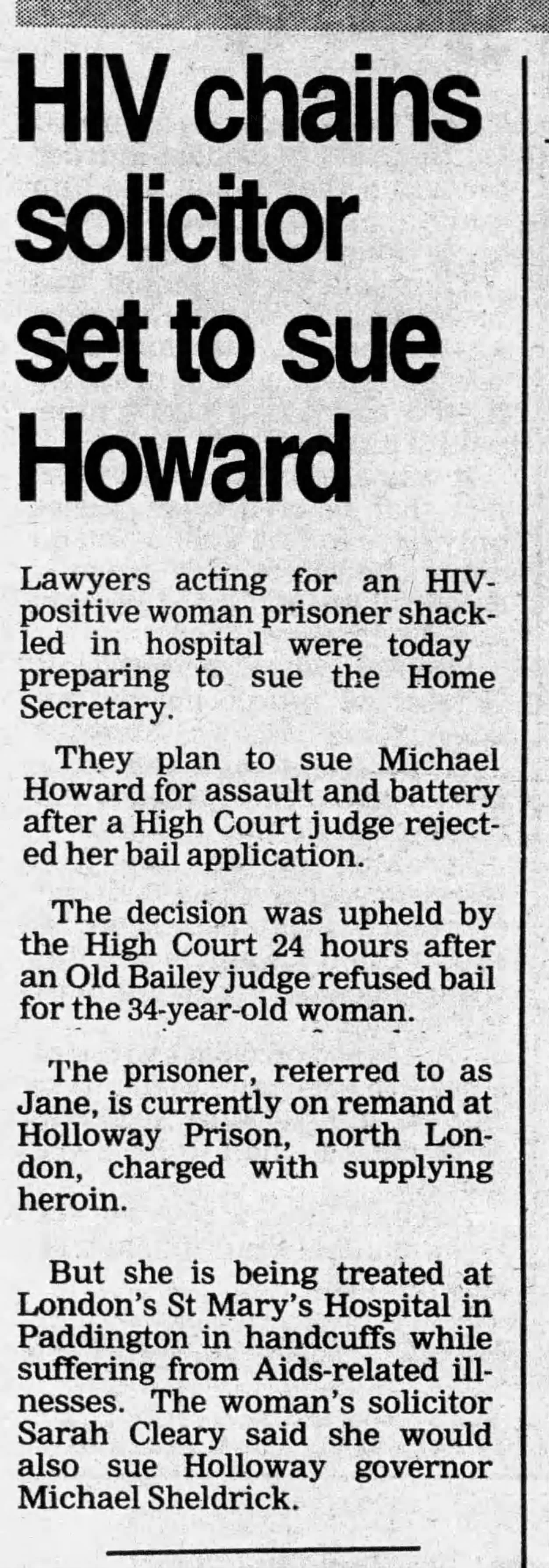 Bradford Argus 17 Jan 1996
