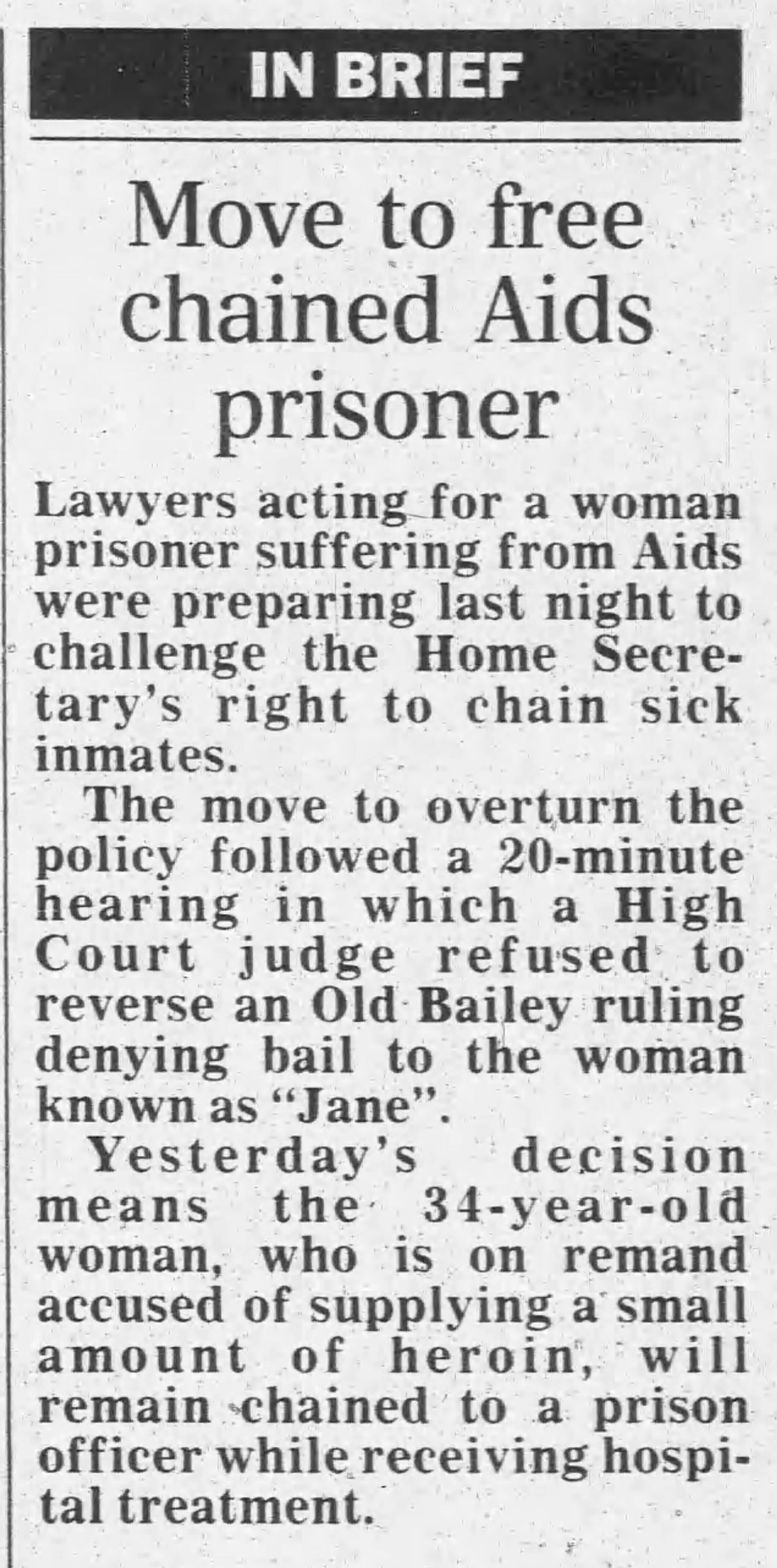 Daily Telegraph 17 Jan 1996