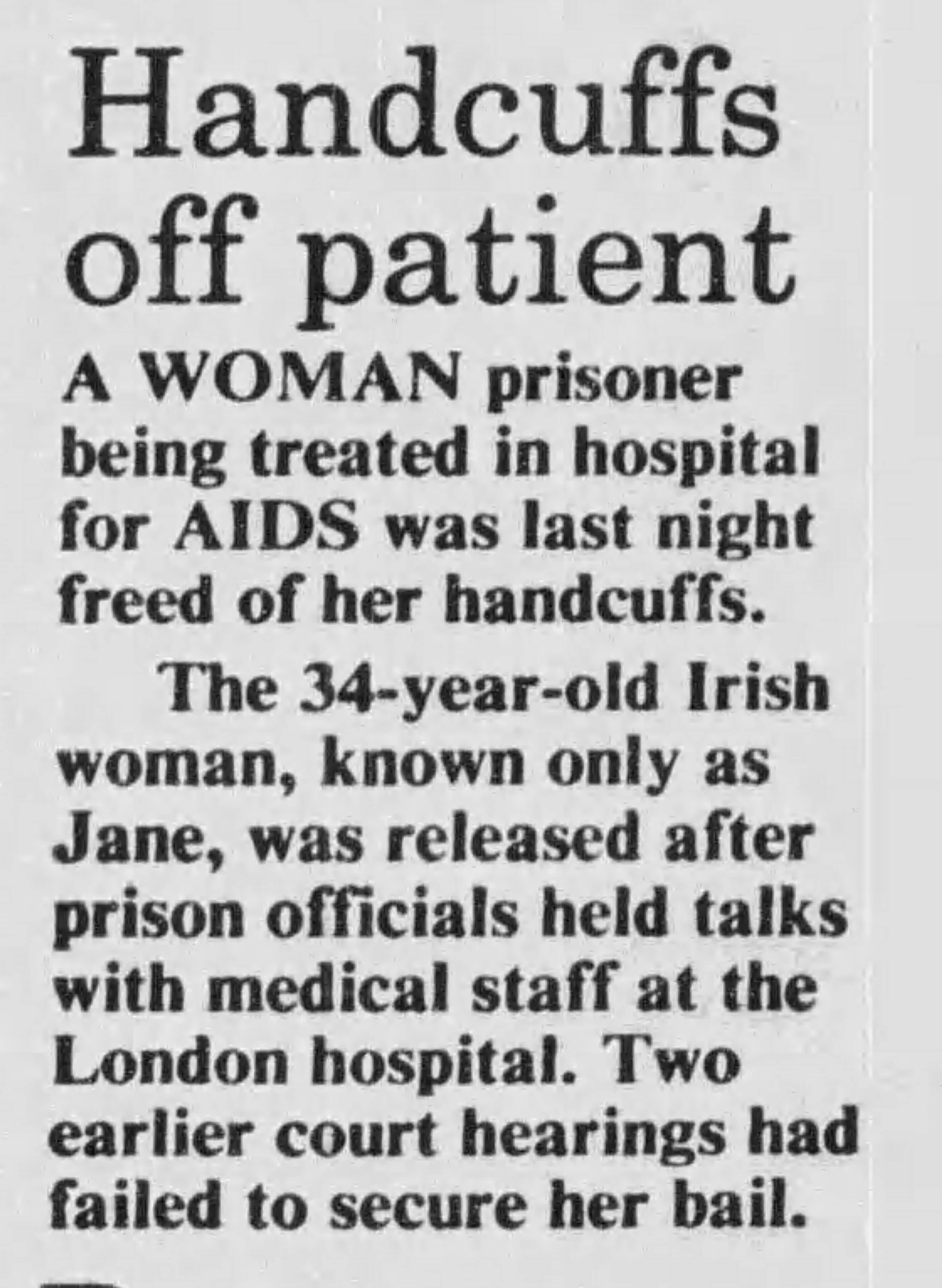 Irish Independent 18 Jan 1996