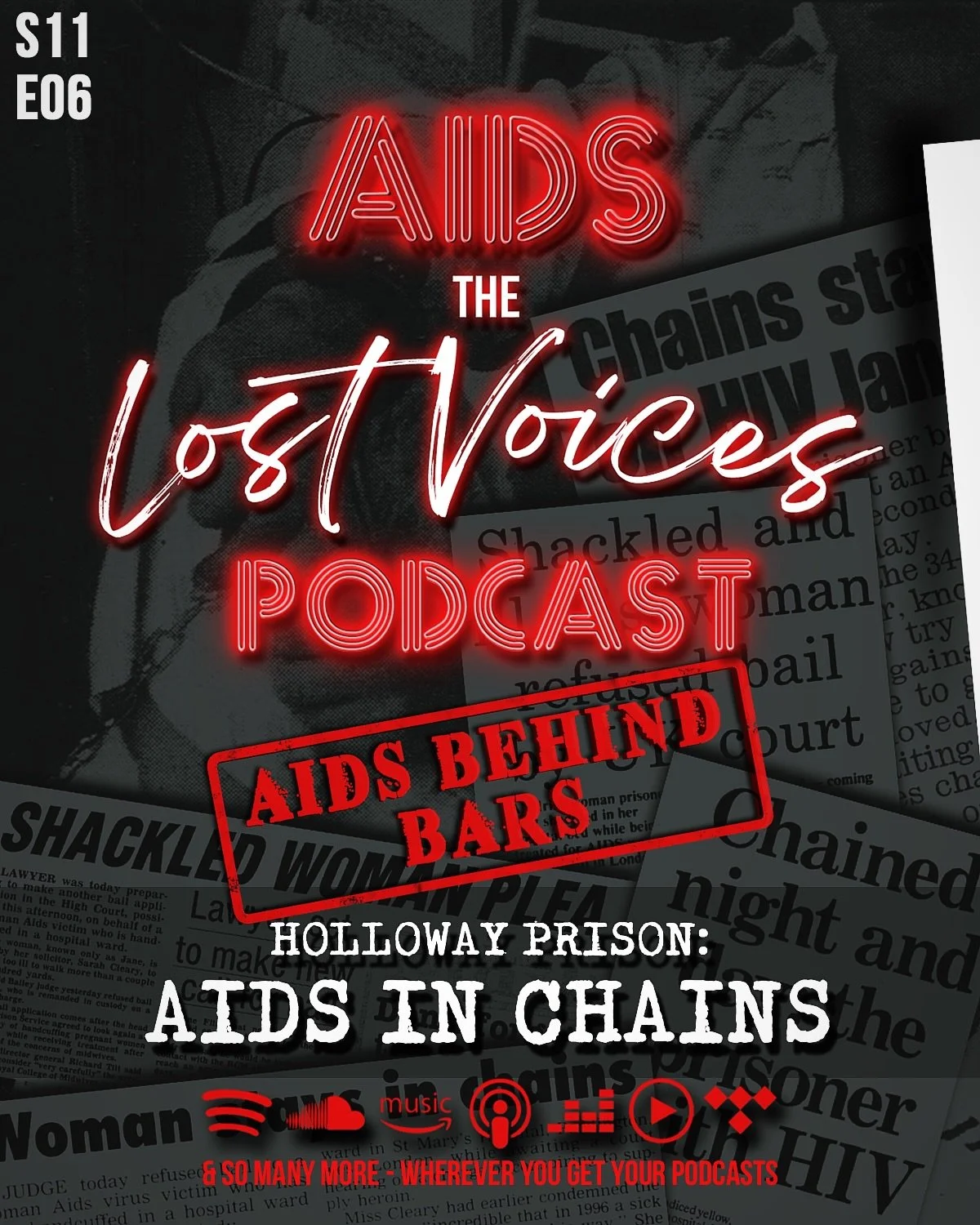 🚨🎙️NEW EPISODE: AIDS Behind Bars - AIDS IN CHANS⛓️🚨 

A forgotten and overlooked aspect of the AIDS pandemic was how people diagnosed and in prison were treated when their illness advanced: rather than receive dignified medical care, many were tra