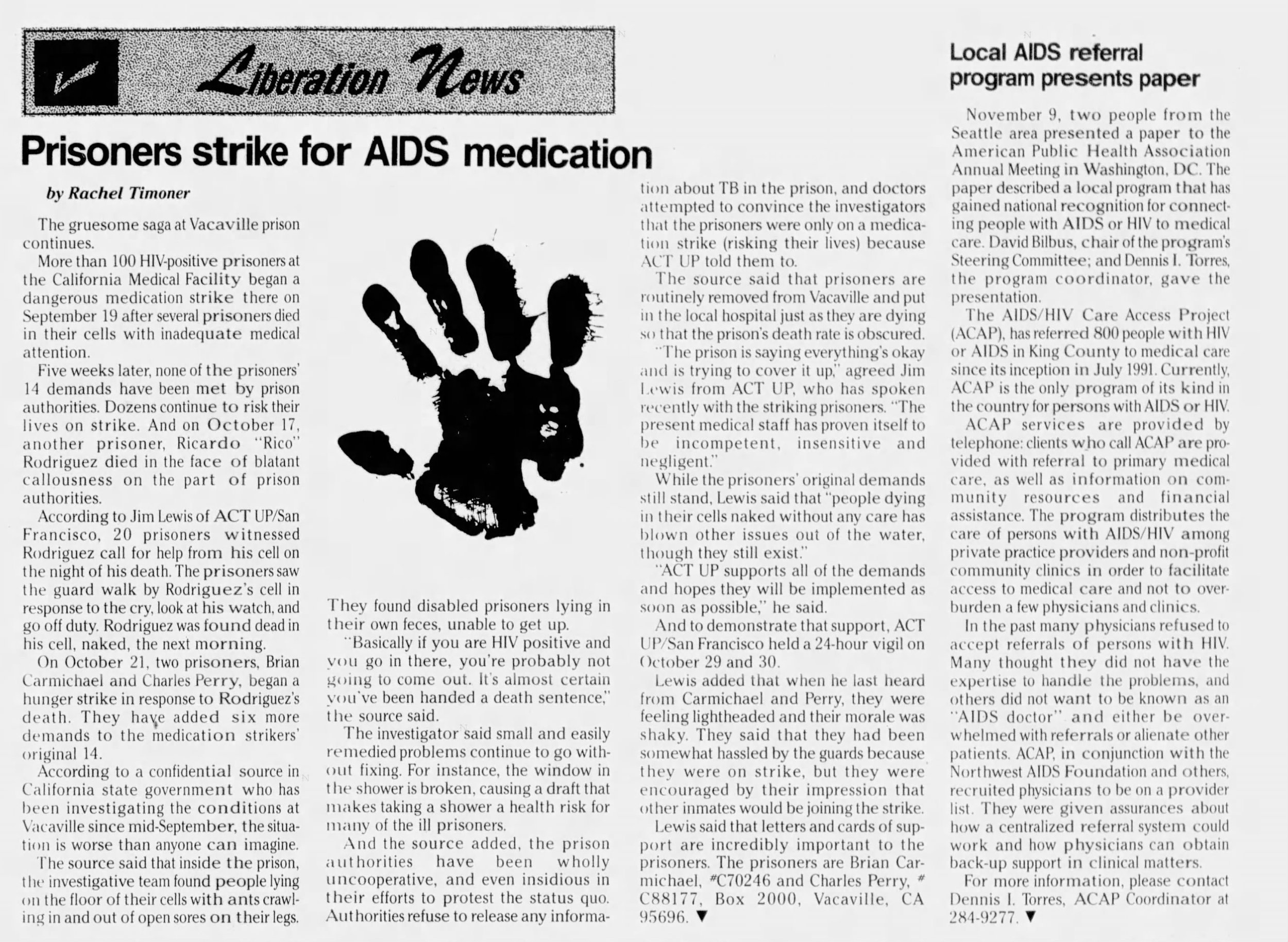 Seattle Gay News 13 Nov 1992