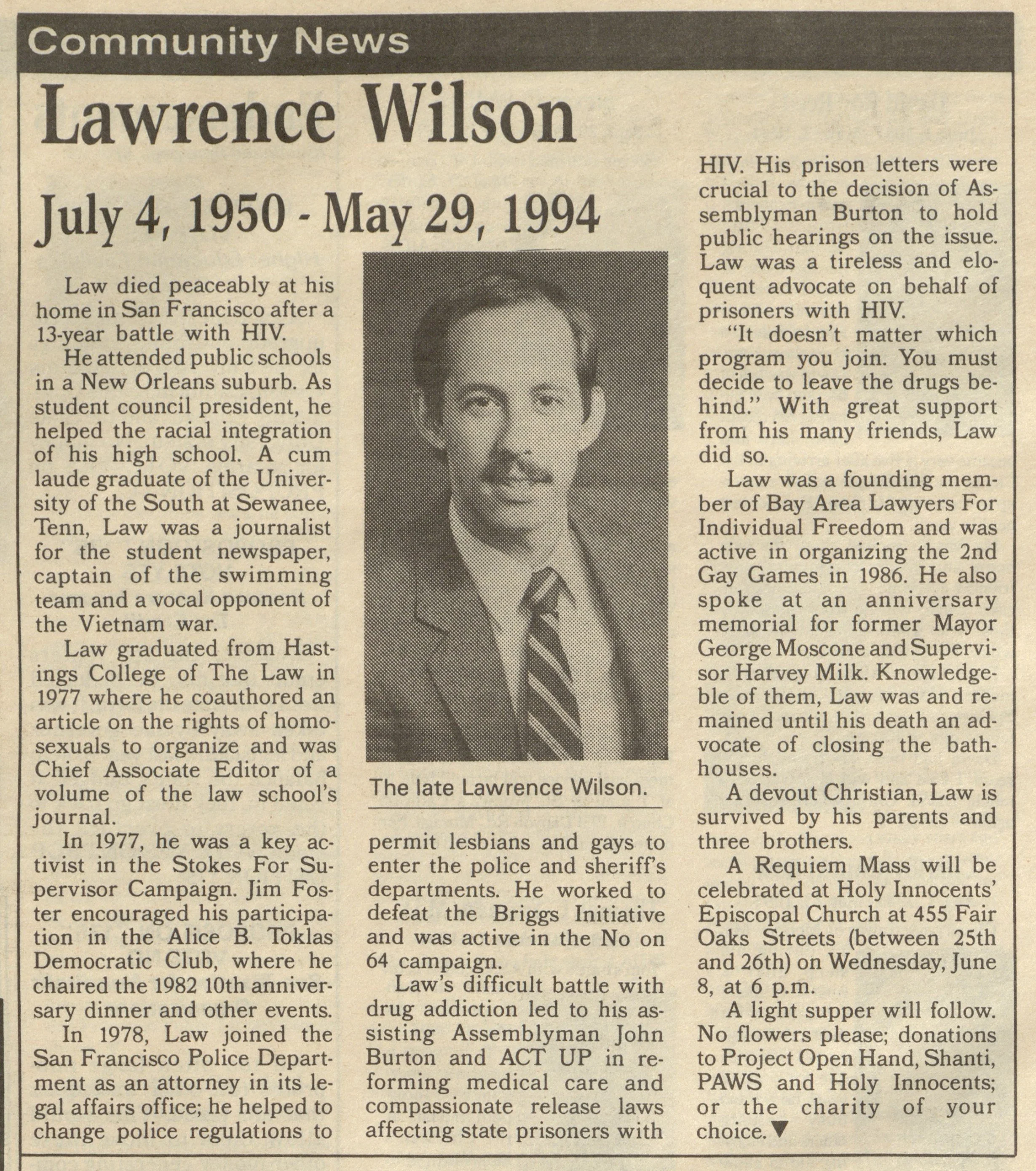 Bay Area Reporter 2 Jun 1994