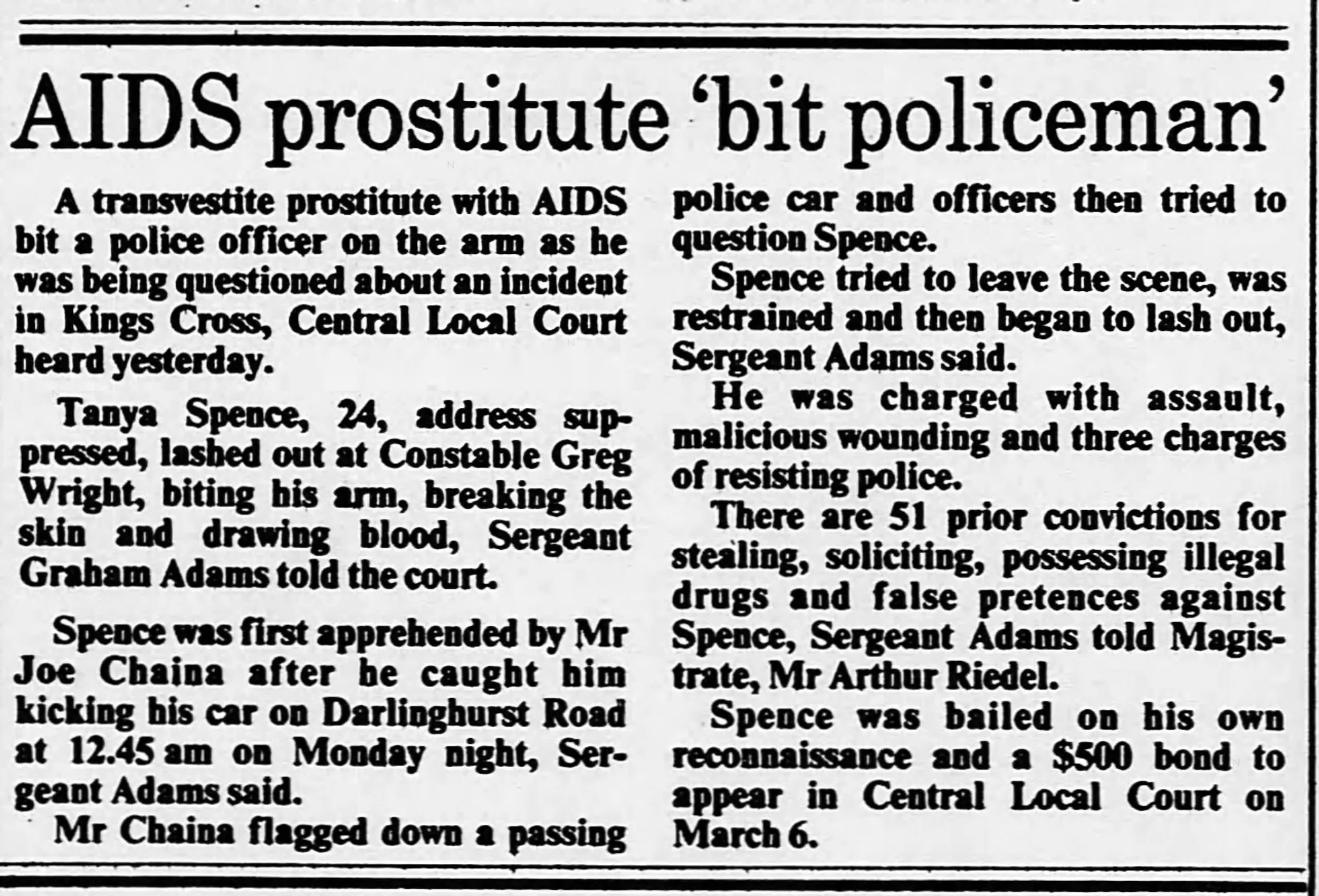Sydney Herald 7 Feb 1990