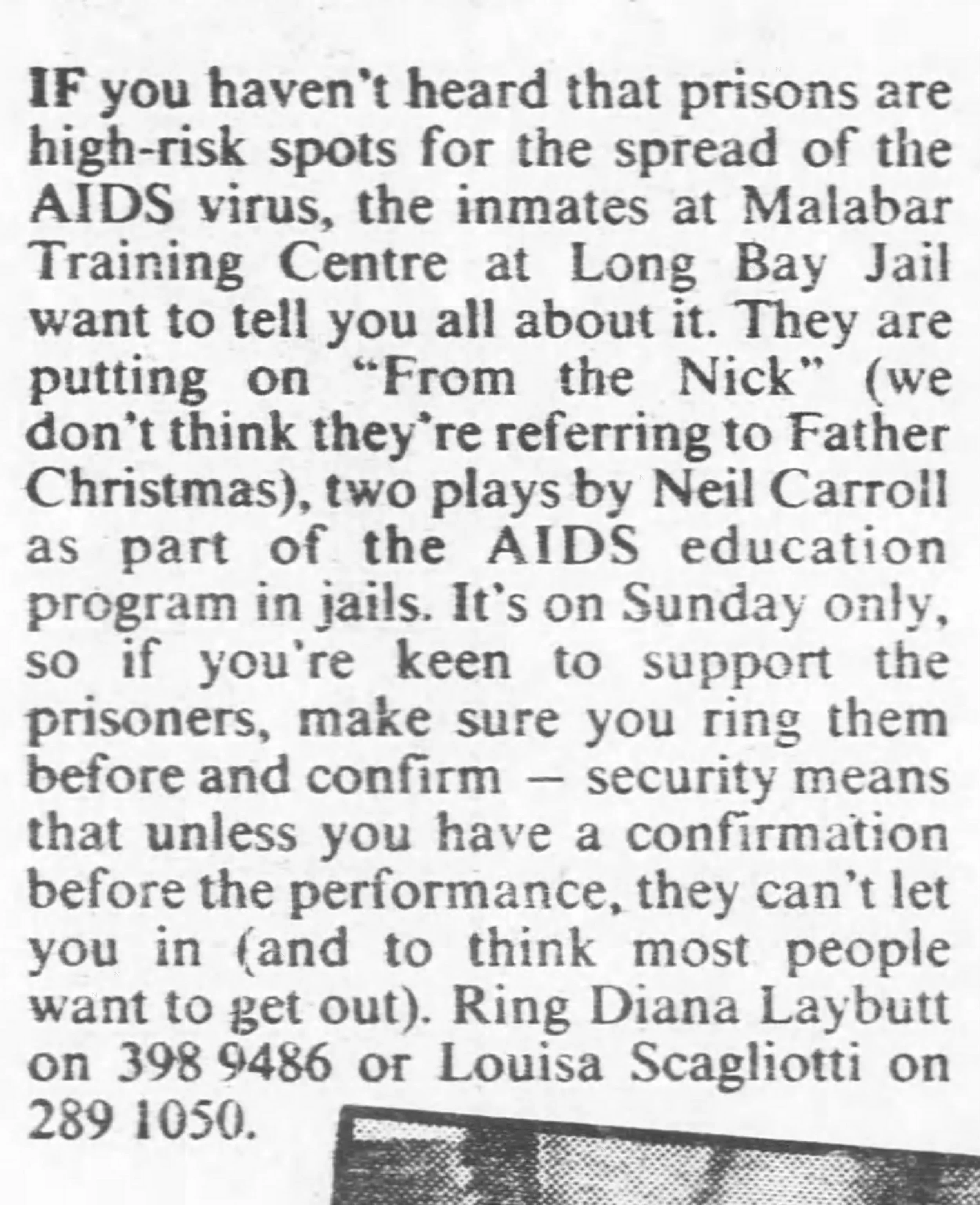 Sydney Herald 9 Dec 1988