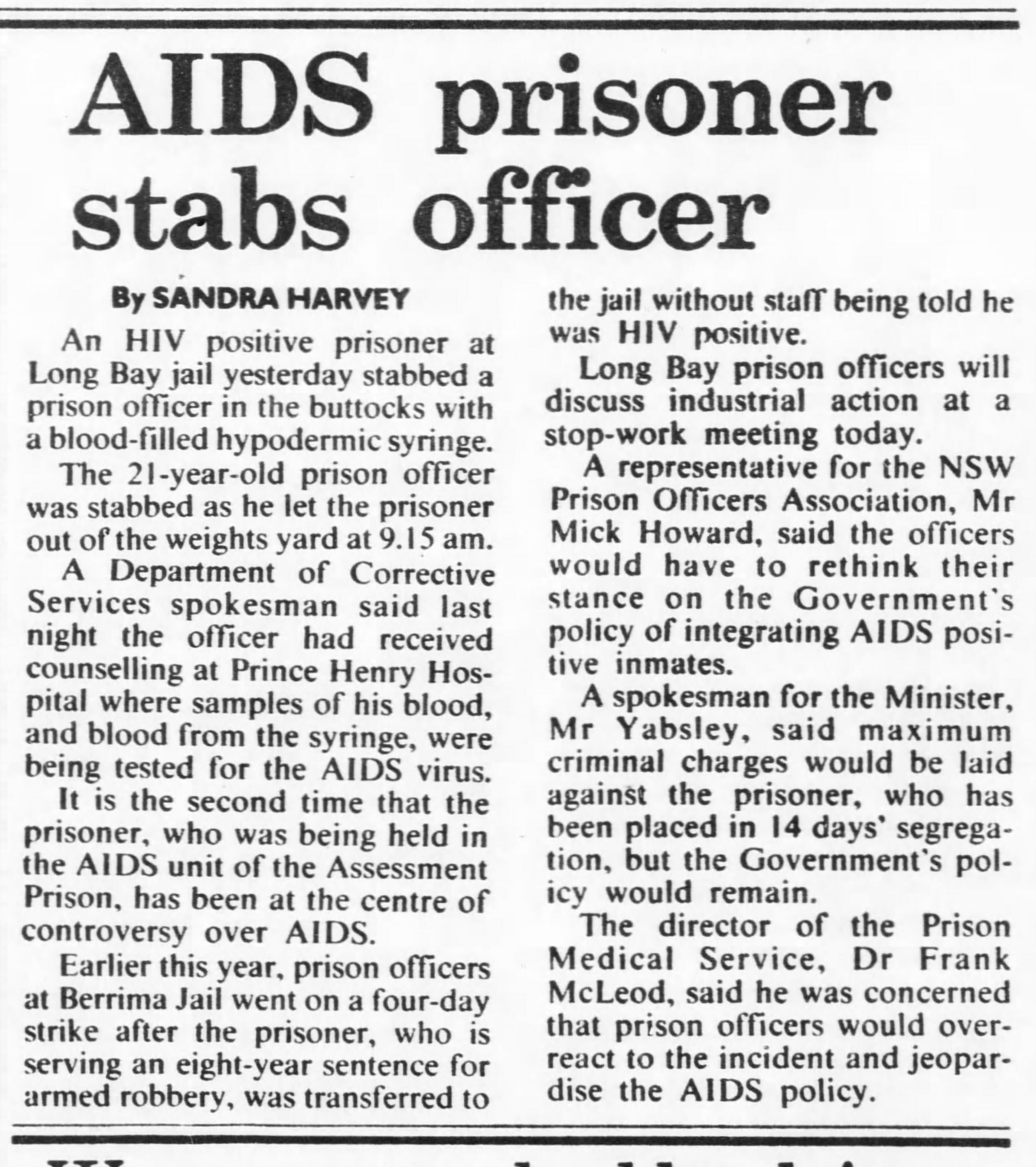 Syd M'Herald 23 Jul 1990