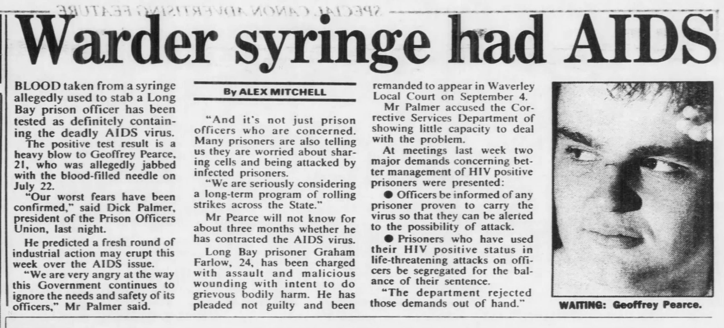 Sydney M'Herald 12 Aug 1990