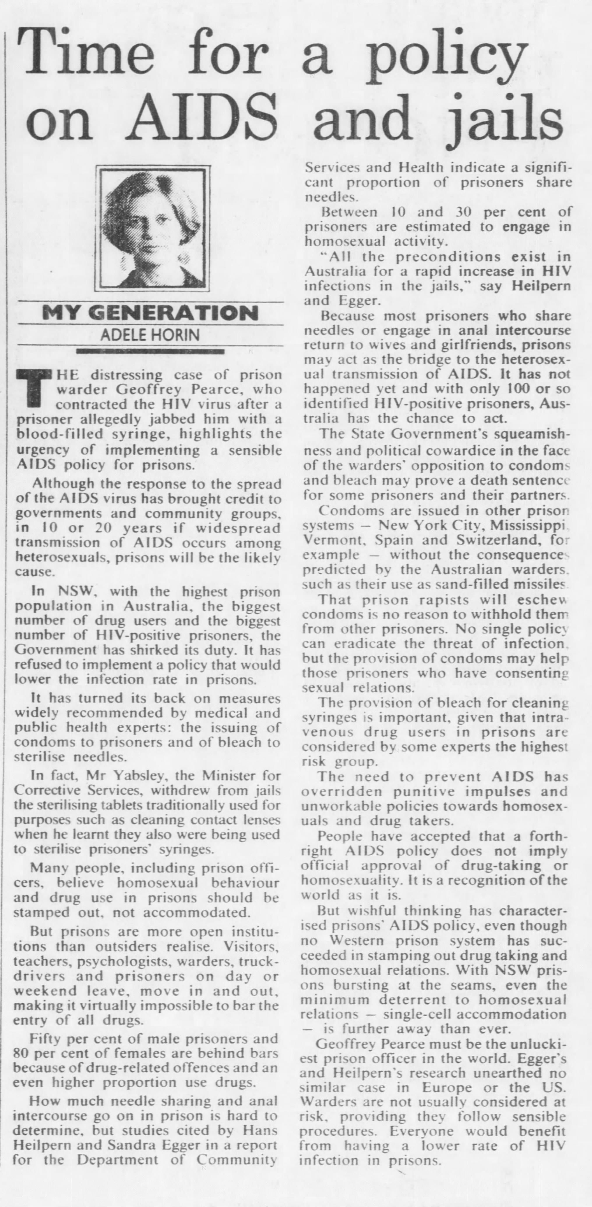 Sydney M'Herald 4 Sep 1990