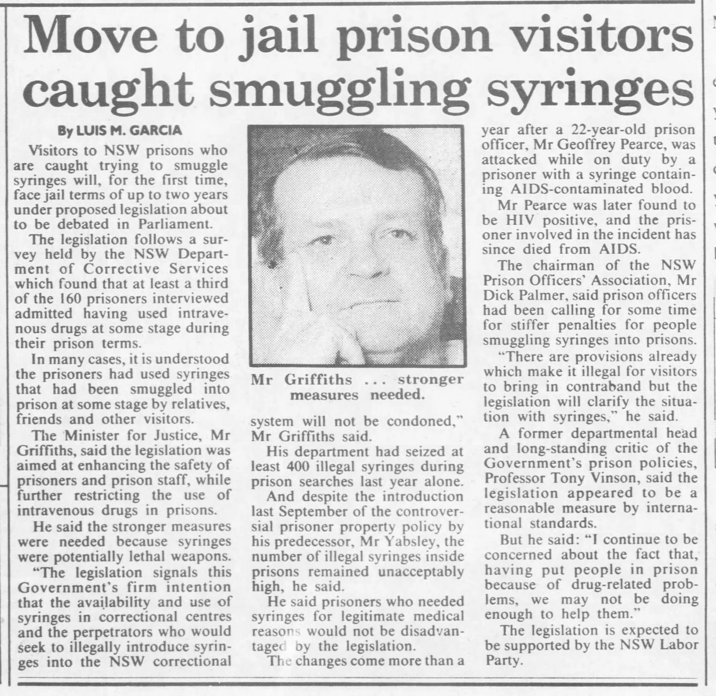 Sydney M'Herald 23 Sep 1991