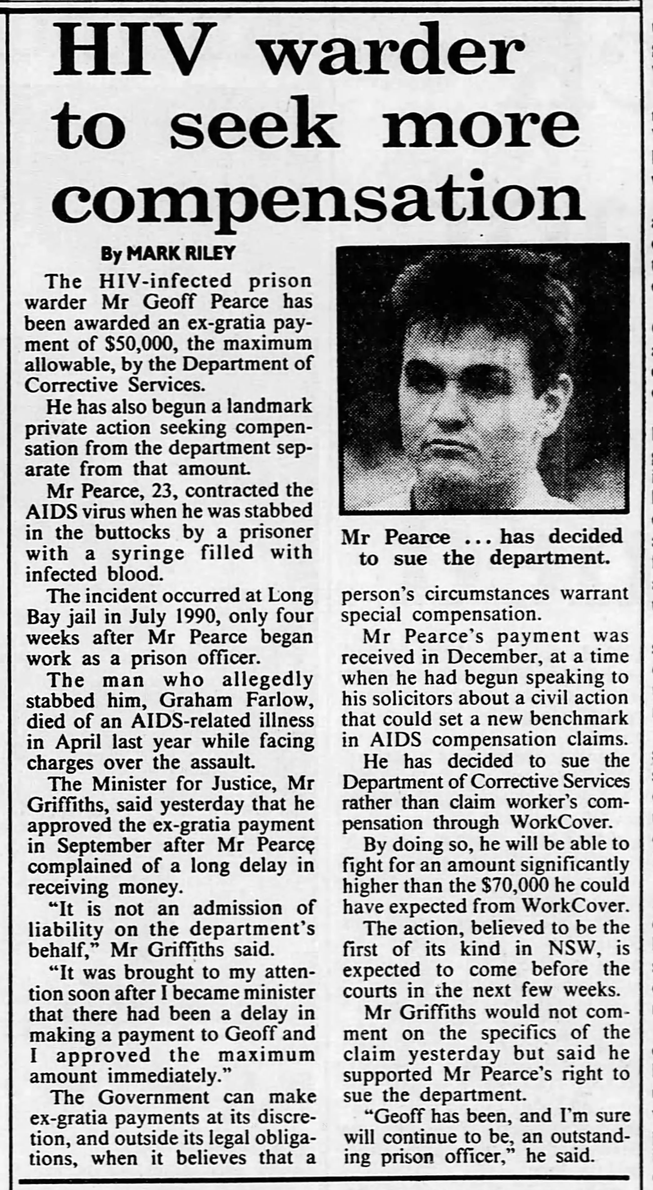 Sydney M'Herald 17 Feb 1992
