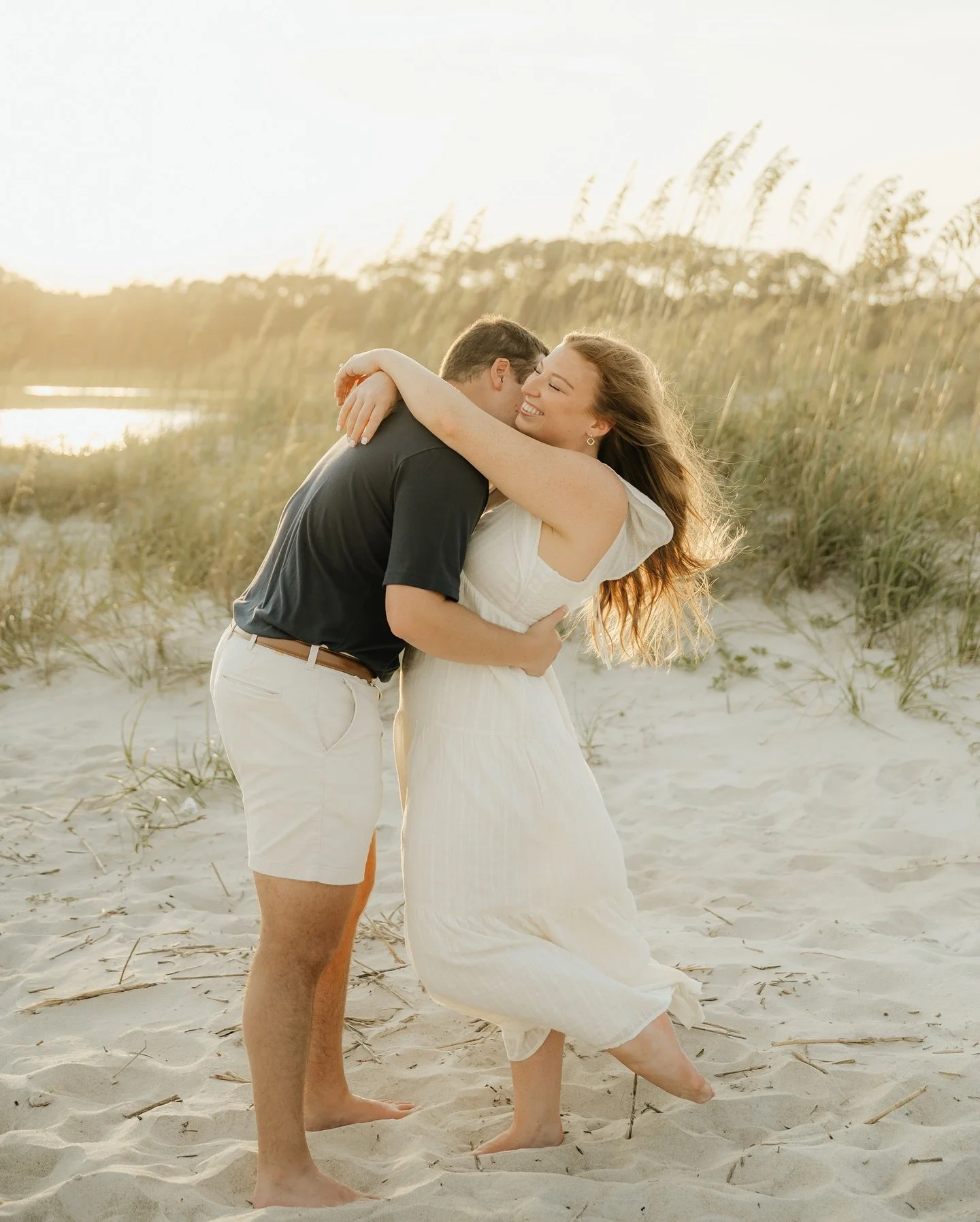 A newly engaged couple on vacation in Hilton Head Island. What better place to capture such a special season?! The stunning scenery and soft coastal light make it an absolute dream location for engagement photos!

Samuel &amp; Megan were so fun to wo