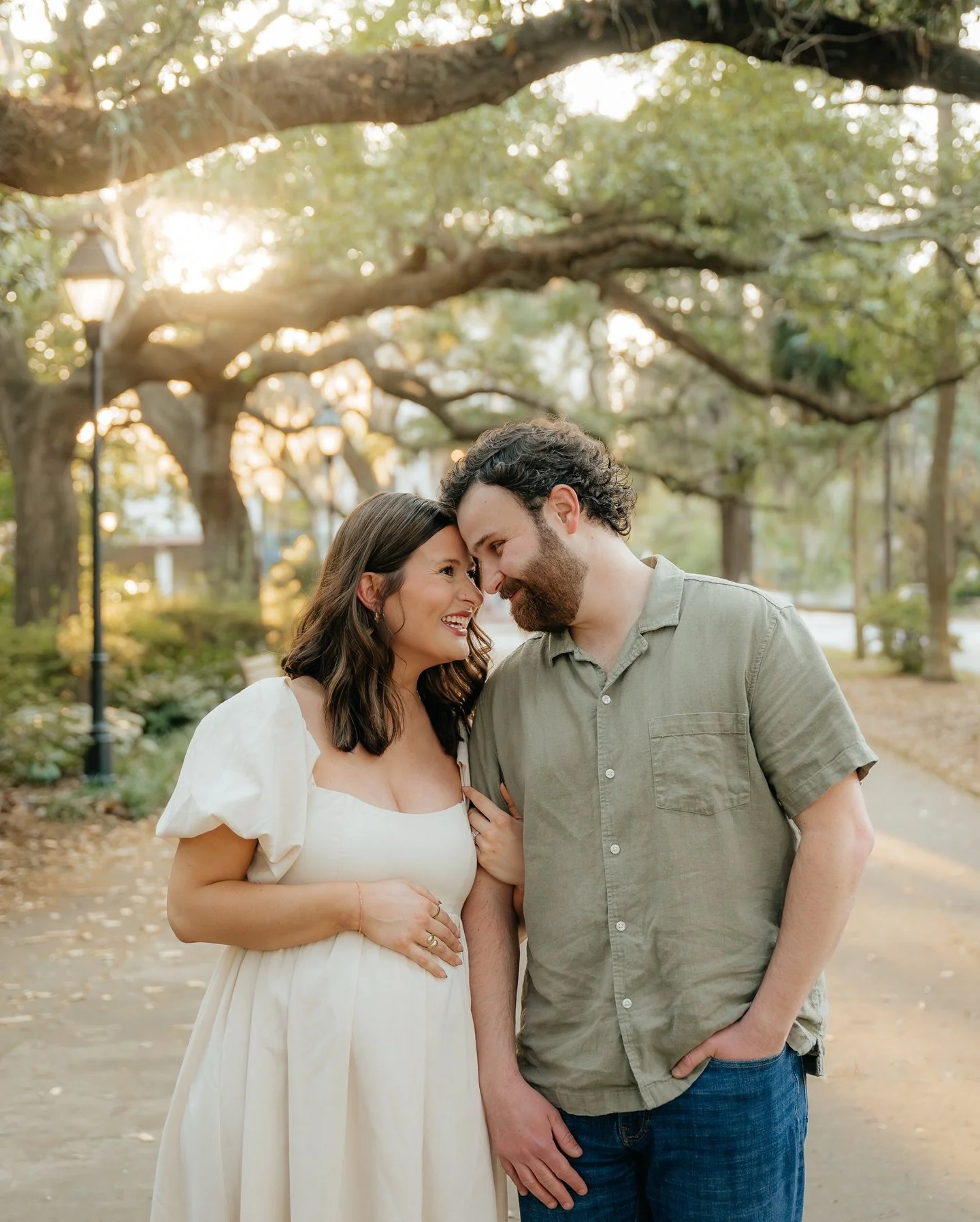Downtown Savannah served as the perfect backdrop for this beautiful chapter in their journey to parenthood ✨