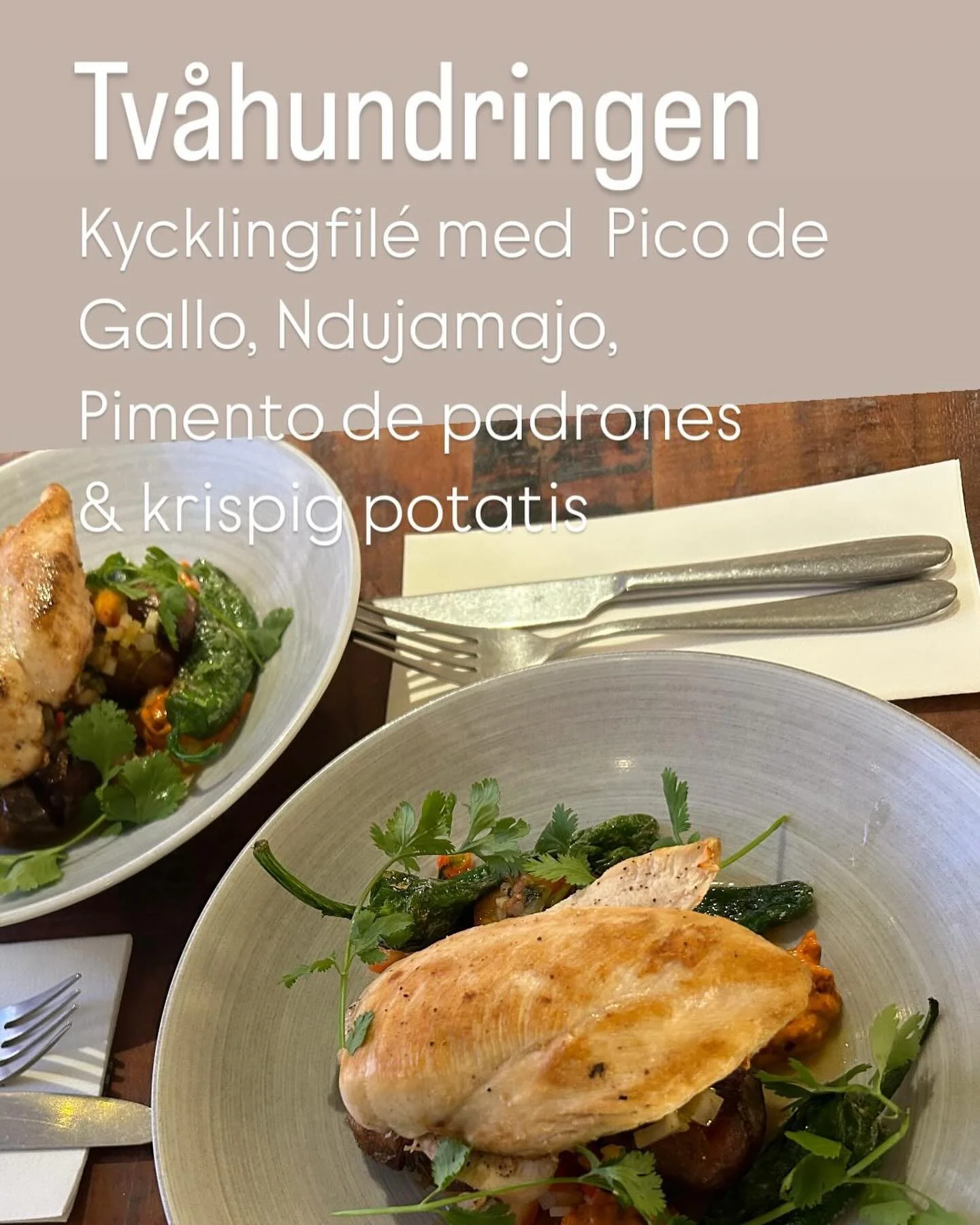 Tv&aring;hundringen !

Kycklingfil&eacute; med Pico de Gallo, Ndujamajo, Pimento de padrones &amp; krispig potatis 

Boka bord p&aring; www.enskededeli.se 

V&auml;lkomna ! 

#tv&aring;hundringen #tipsp&aring;tavlan #enskededeli #delin #stureby #ensk