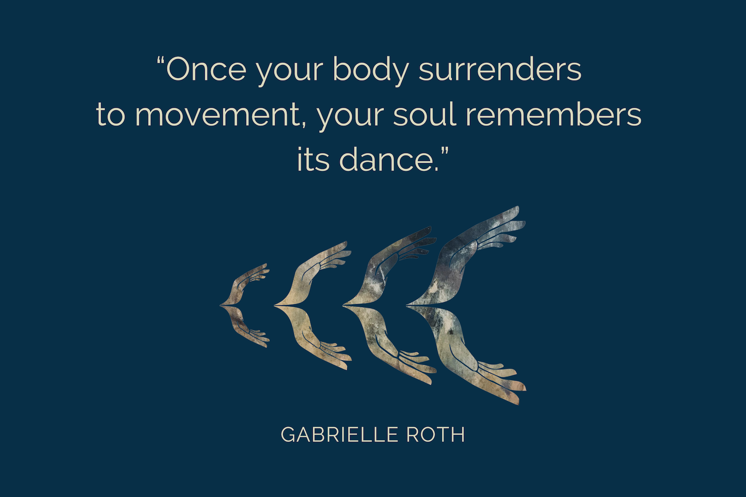 How does movement benefit the mind, body and soul?