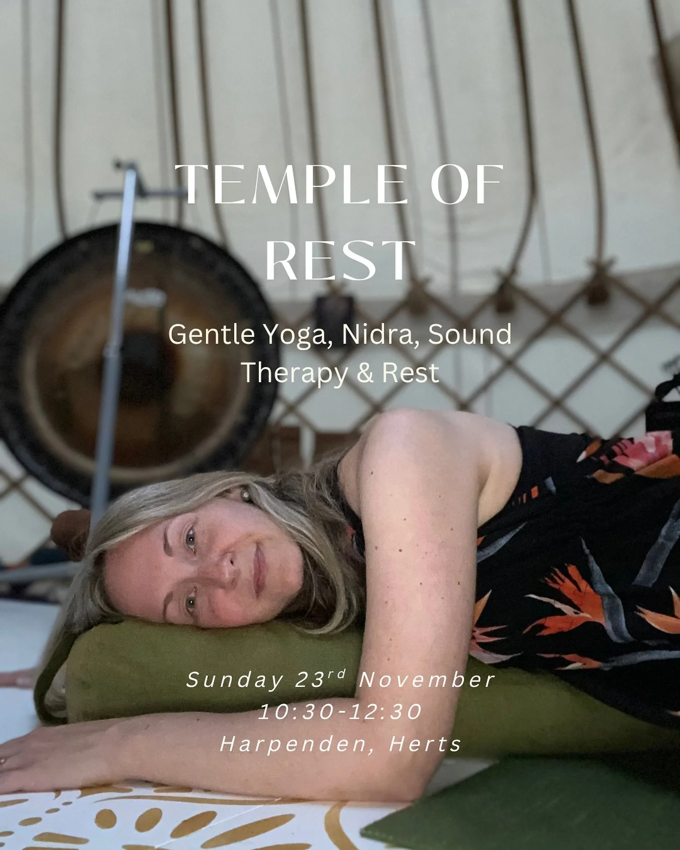 A space for wakeful, intentional rest.

Rest that you are present for.

Rest that you can feel joy from, and that brings you peace.

A peace that feels stable, deeply rooted and solid like the earth.

@the_kinsbourne_barn in Harpenden, Herts

Sunday 