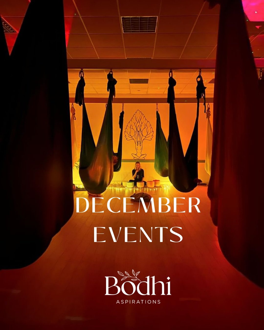 Well here we are&hellip;. Almost at the end of another calendar year and definitely a wild one&hellip;.

Would love to see you before the year ends, you can catch me for the following events this month 🙏🏻&hearts;️

✨Swinging Savasana on 14th Decemb
