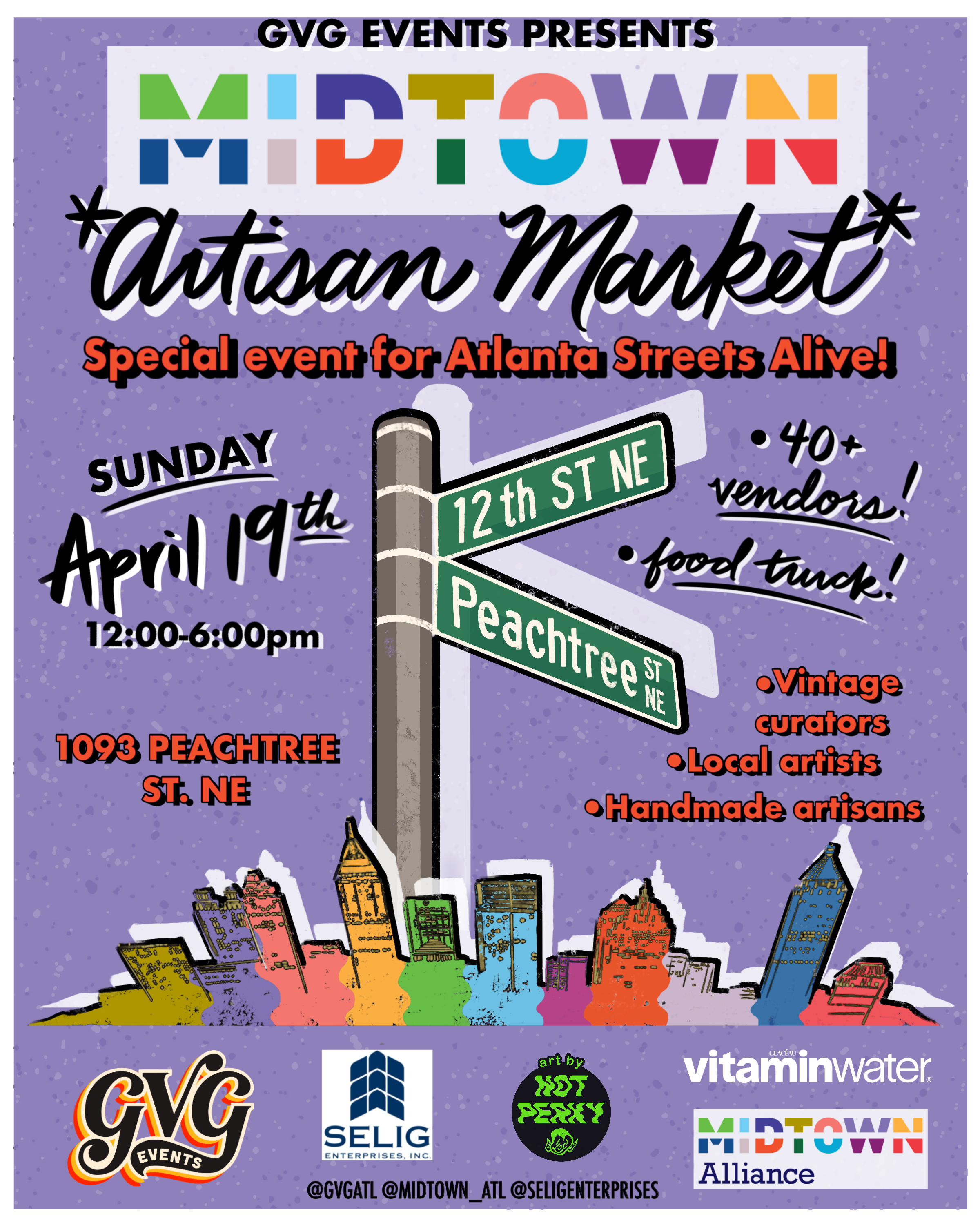 Midtown ARTISAN MARKET- Atlanta Streets Alive