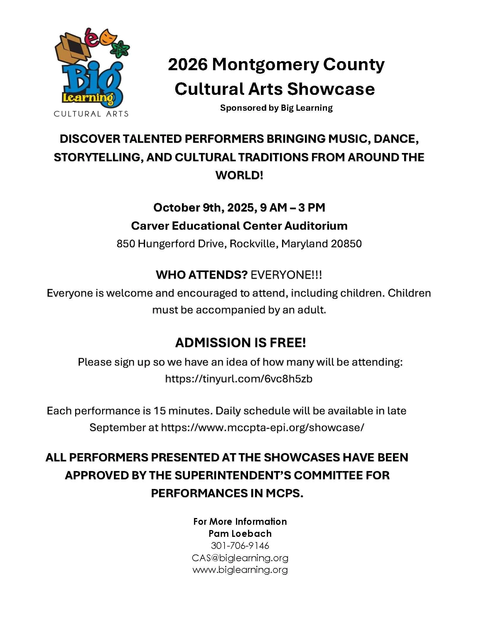 Showcase Flyer