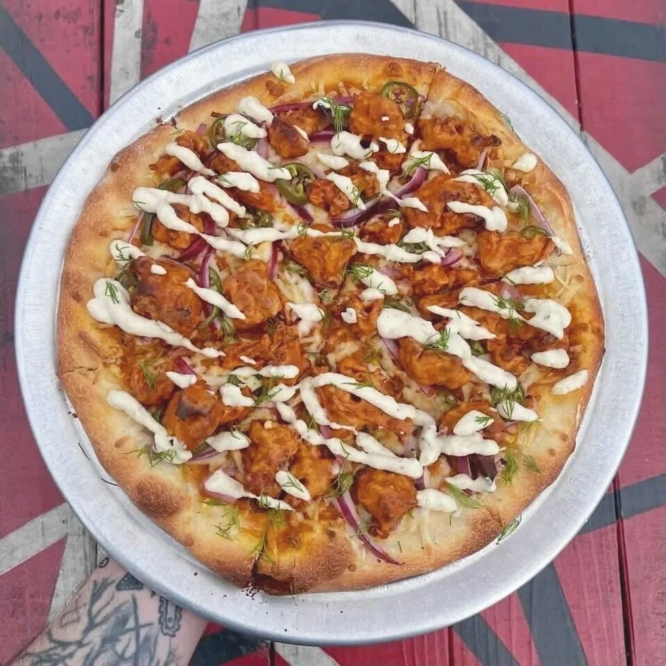 Buffalo Cauliflower Pizza - Hot for Pizza