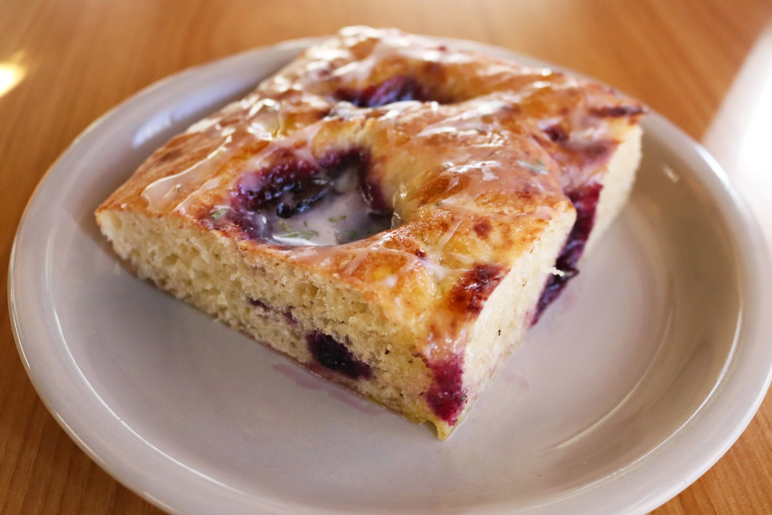 Berry Jam and Lemon Glaze Sweet Focaccia  - Soul N’ Vinegar (Photo by Raven & Crow)